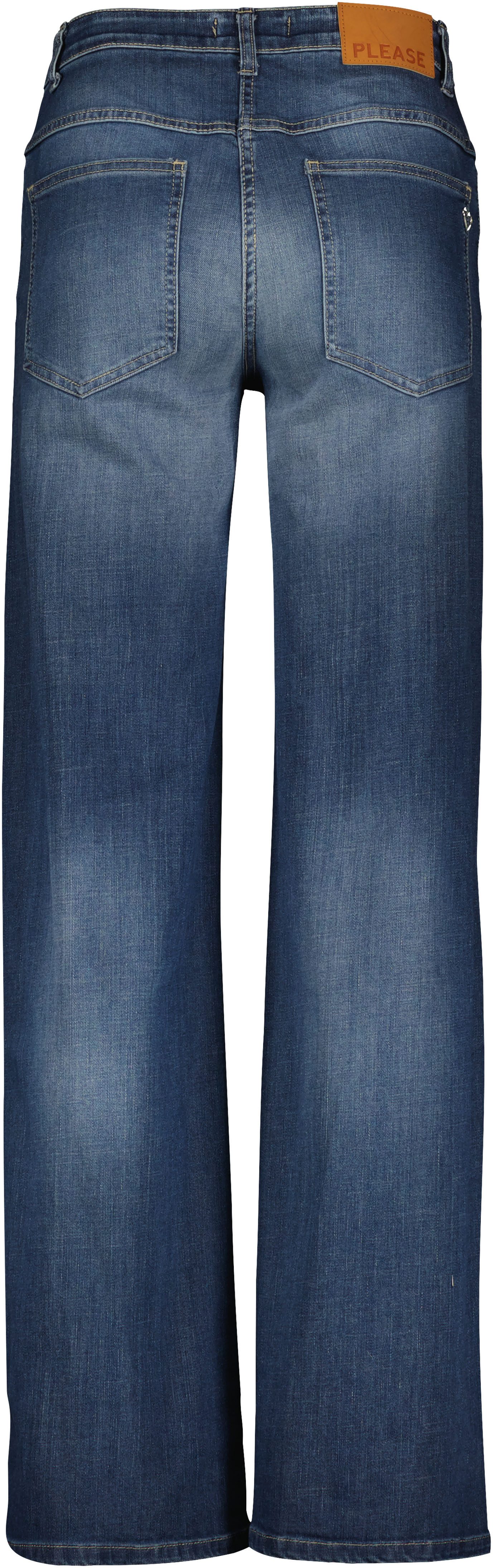 Please Jeans 5-pocket jeans met wijde pijpen