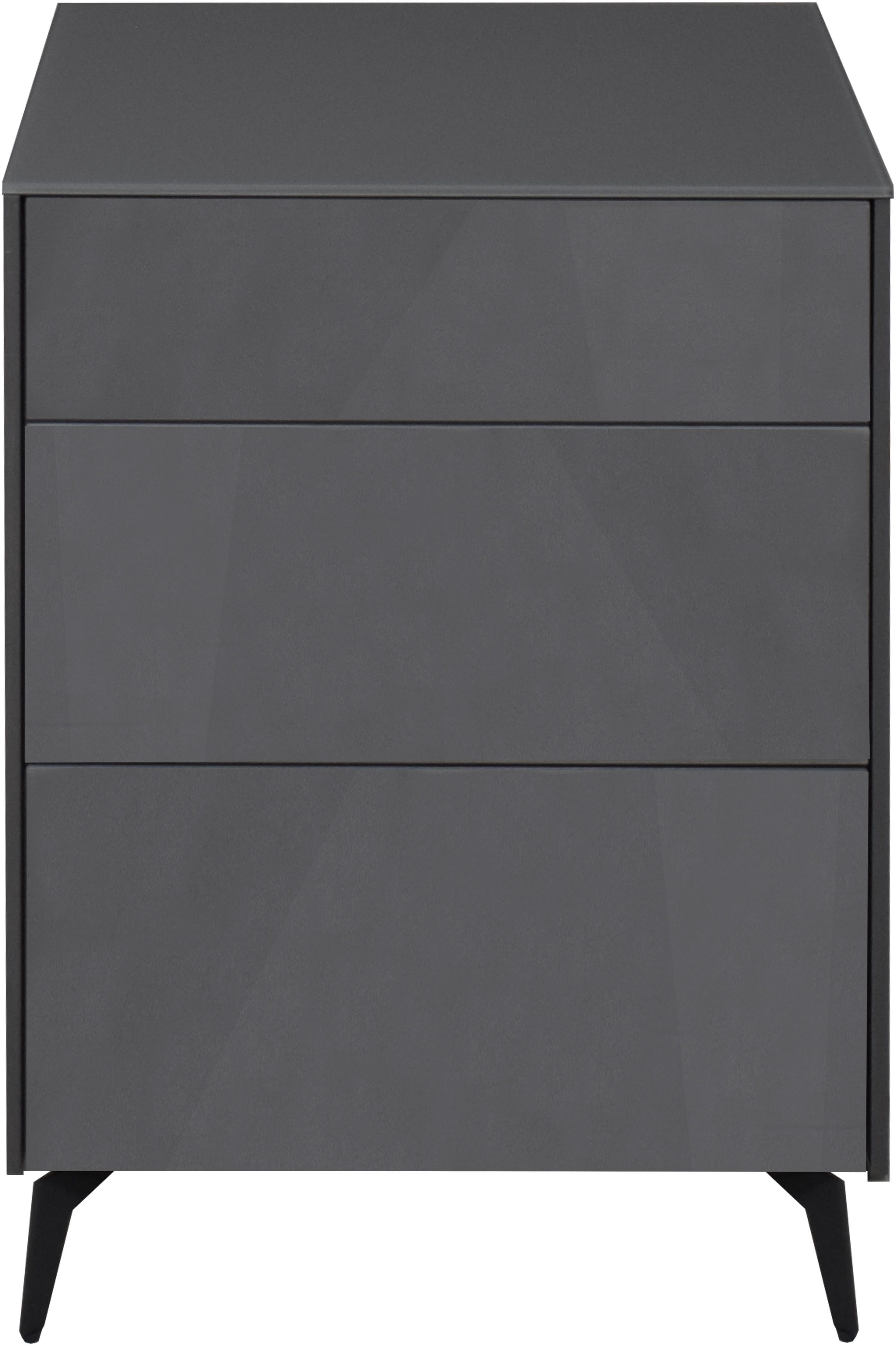 Mäusbacher Kast Imola BESTSELLER! Mäusbacher commode met glasfront en glazen bovenblad