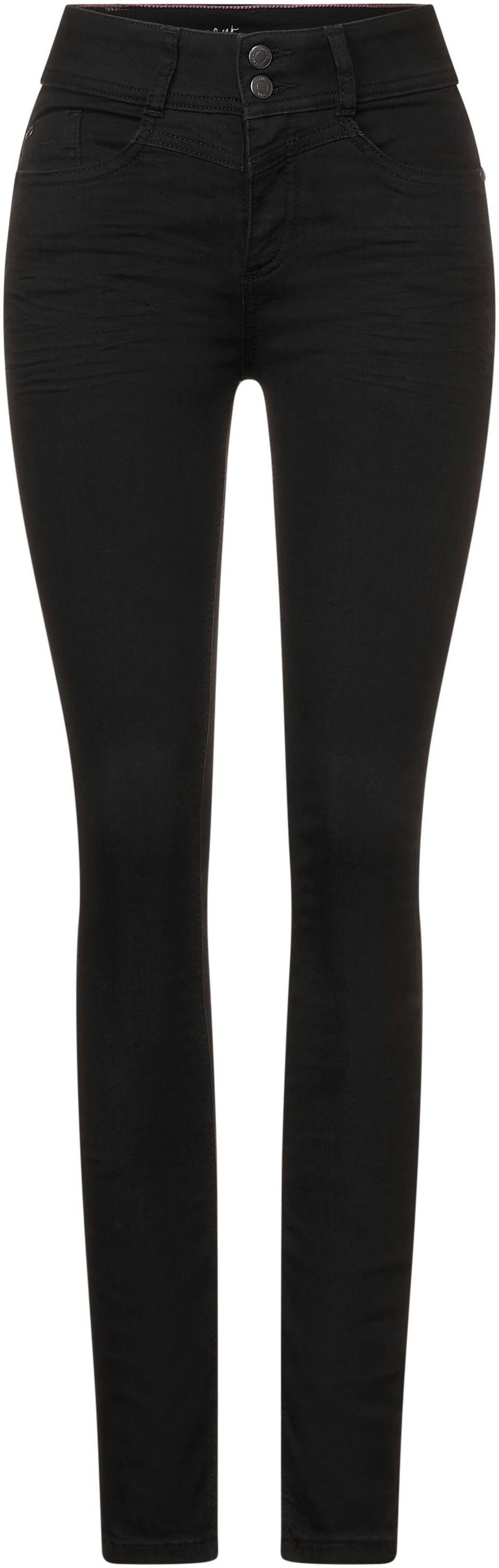 STREET ONE Slim fit jeans in 5-pocketsstijl