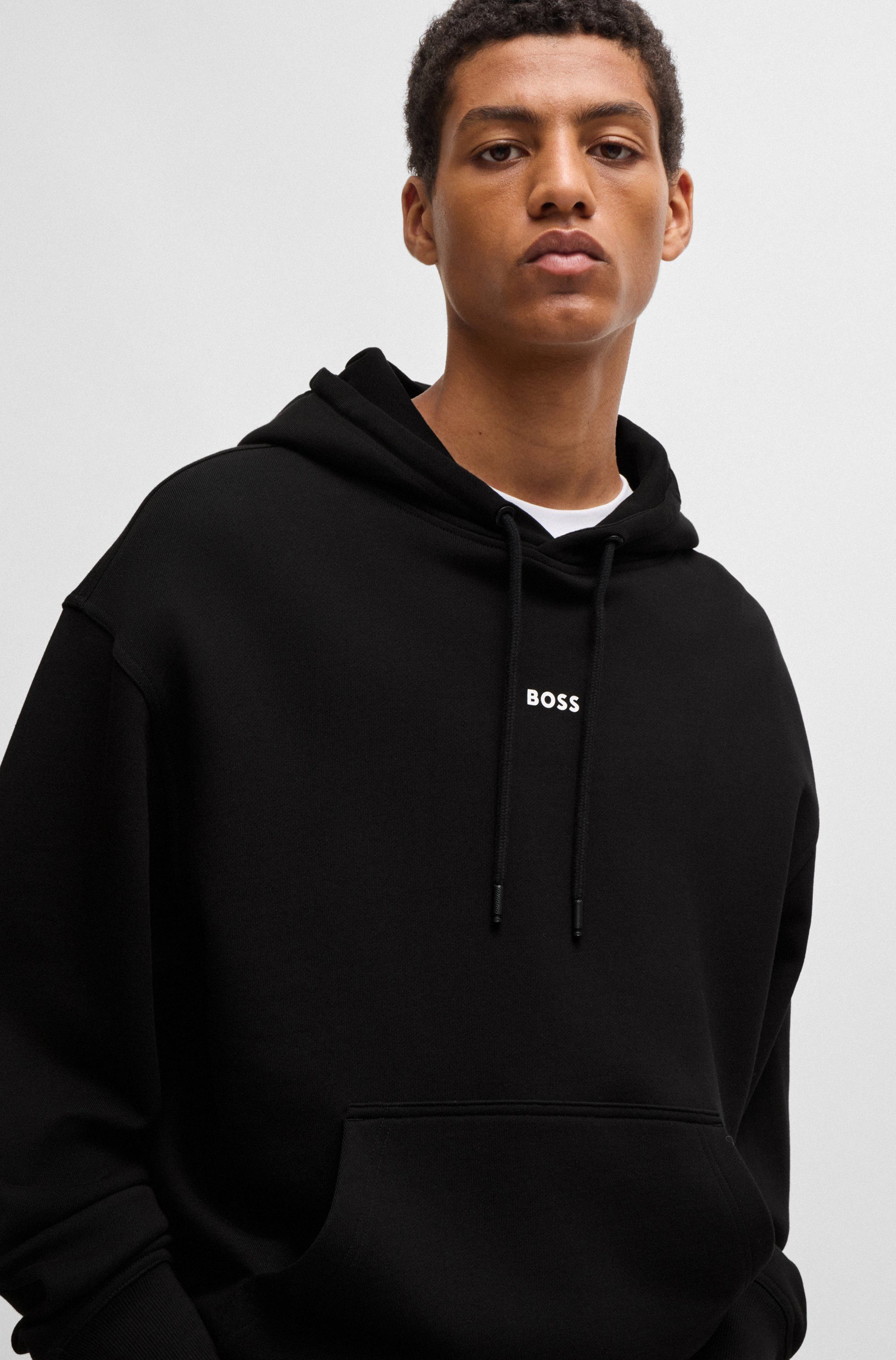 Boss Orange Hoodie WeSmallhood met kangoeroezak