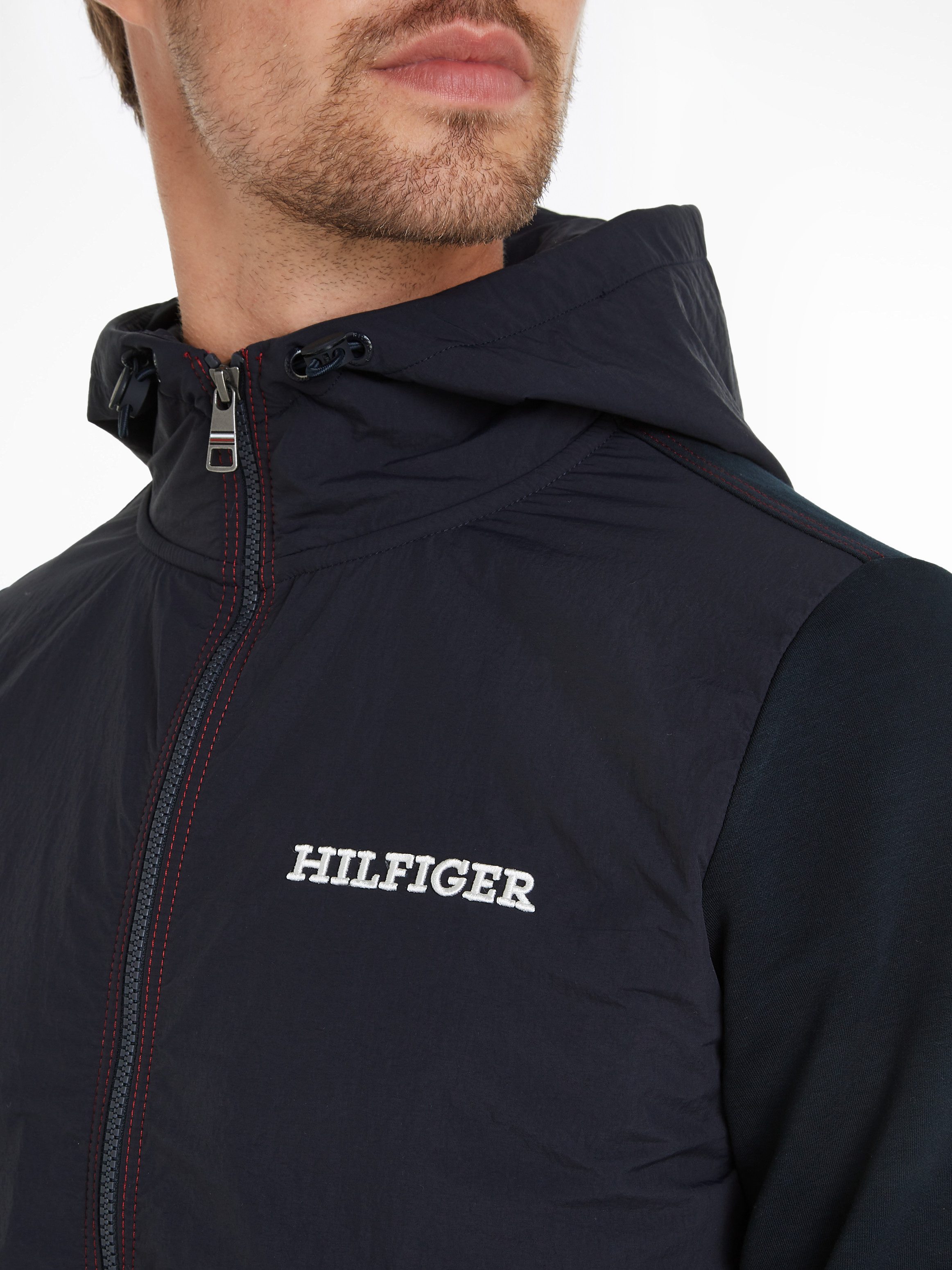 Tommy Hilfiger Sweatvest MONOTYPE MIX MEDIA HDD ZIP THRU