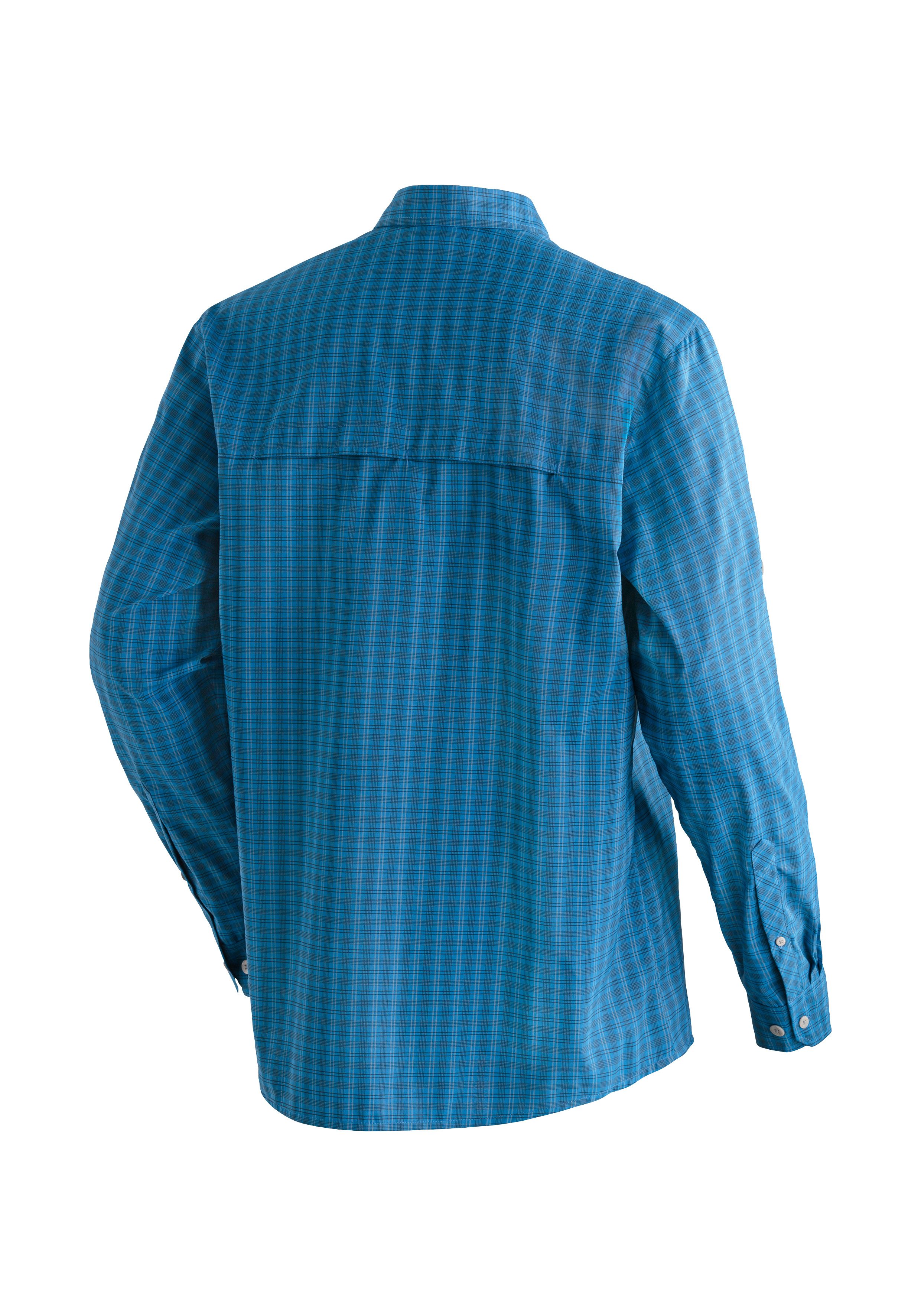 Maier Sports Functioneel shirt Mats L/S herenoverhemd met lange mouwen voor wandelen, reizen en vrije tijd