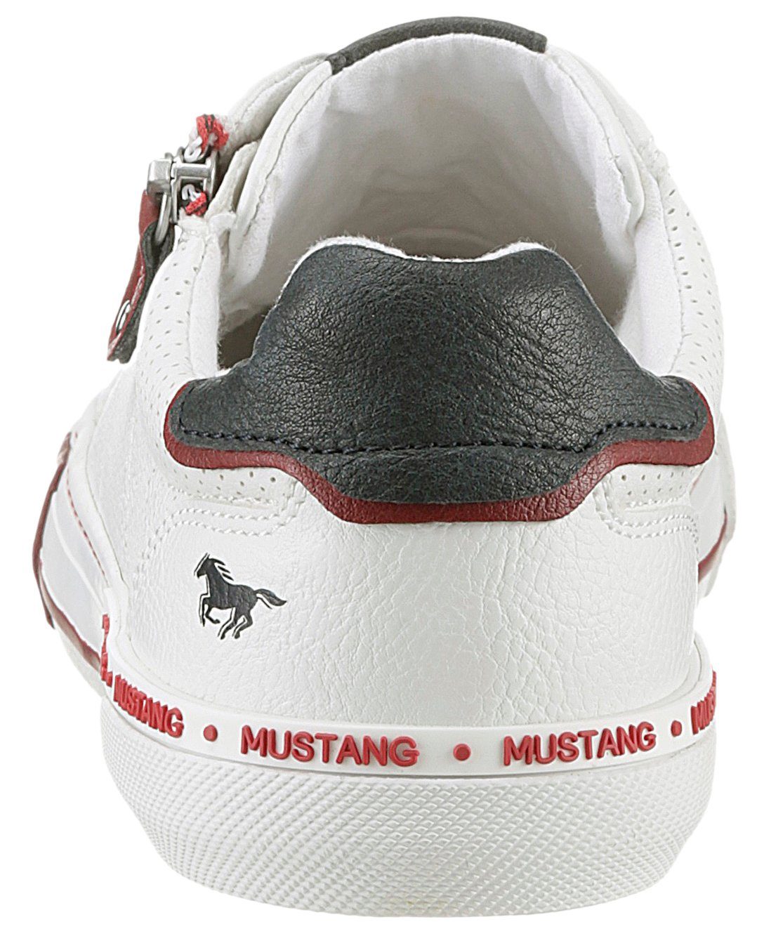 Mustang Shoes Sneakers zachte schachtvering, vrijetijdsschoen, lage schoen, veterschoen