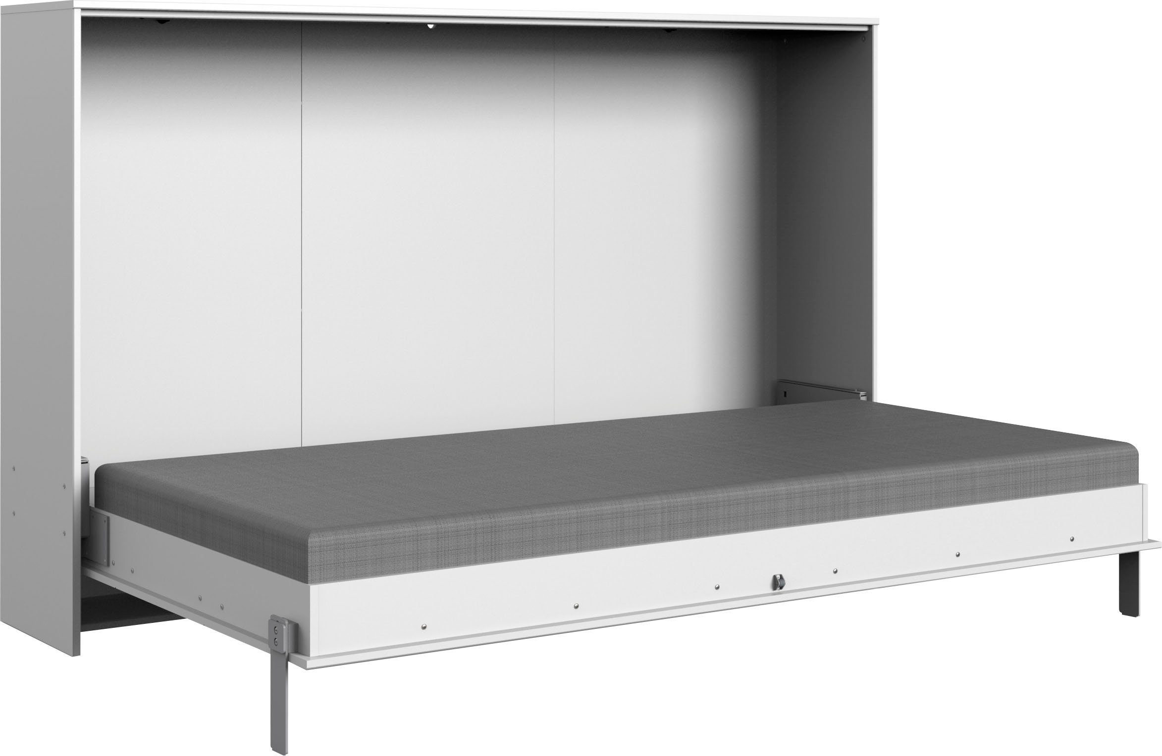 Wimex Verticaal opklapbed Juist kastklapbed logeerbed horizontaal opklapbaar, 3 ligplaatsen, met lattenbodem, made in germany