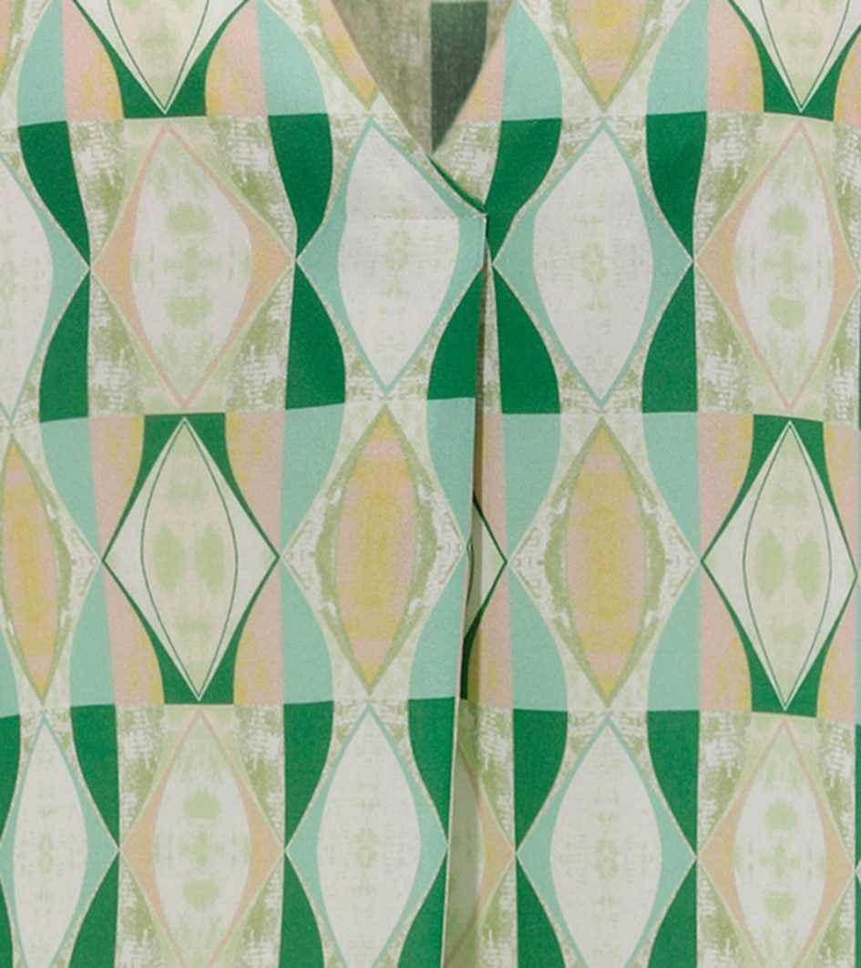 Aniston CASUAL Zomerjurk met kleurharmonische, grafische print - nieuwe collectie