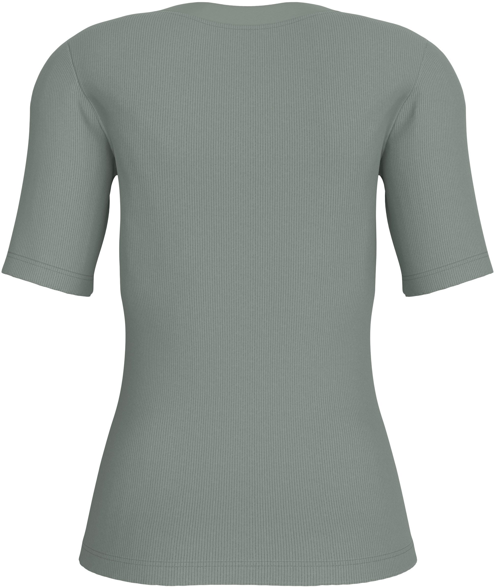 Calvin Klein T-shirt WOVEN LABEL RIB V-NECK TEE