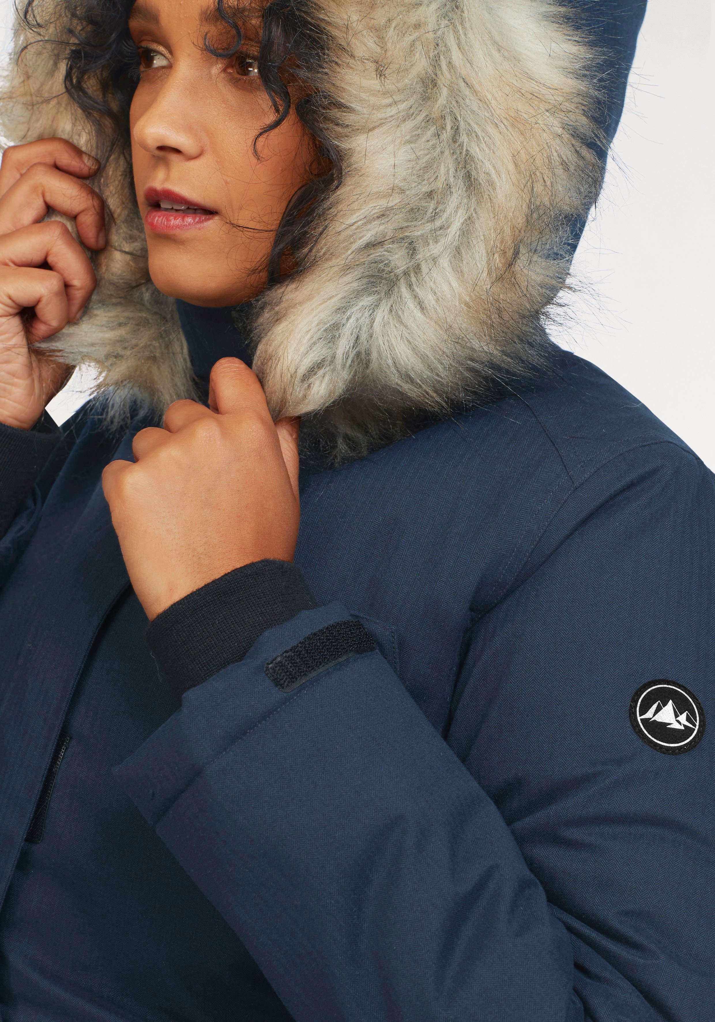 Polarino Functionele parka Waterafstotend, winddicht en ademend