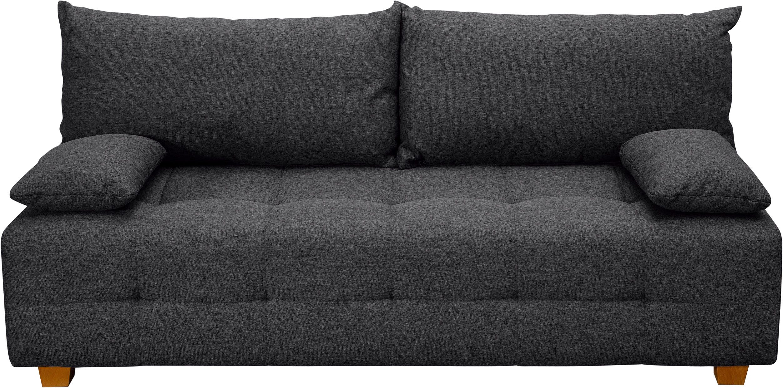 COLLECTION AB Slaapbank Bella Slaapbank, bedlade, bonellvering, rugkussen, armleuningkussen