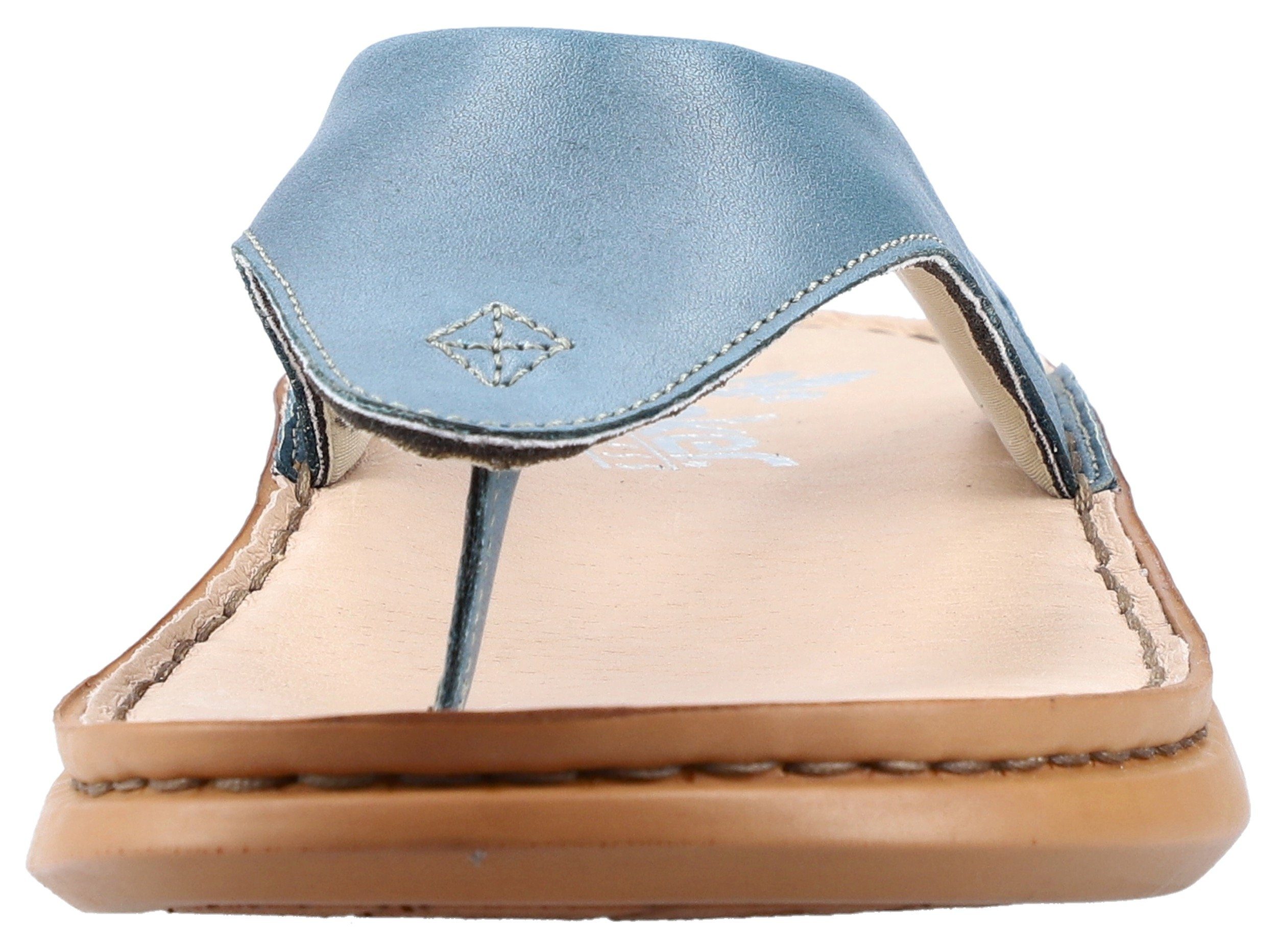 Rieker Teenslippers zomerschoen, slippers met tussenstuk voor de tenen