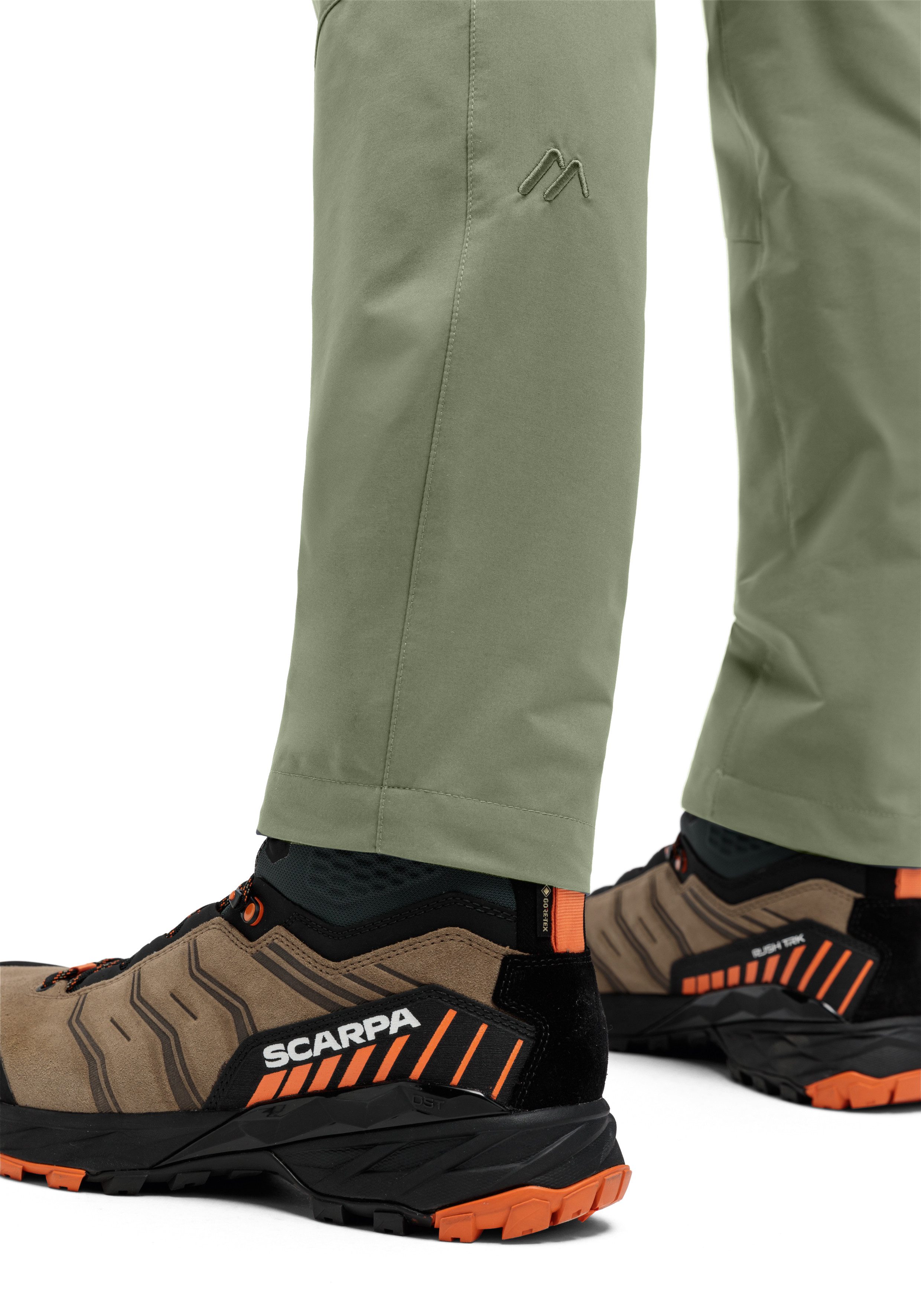 Maier Sports Outdoorbroek Nil Loop Heren wandelbroek, functionele broek met zakken + riem, regular fit