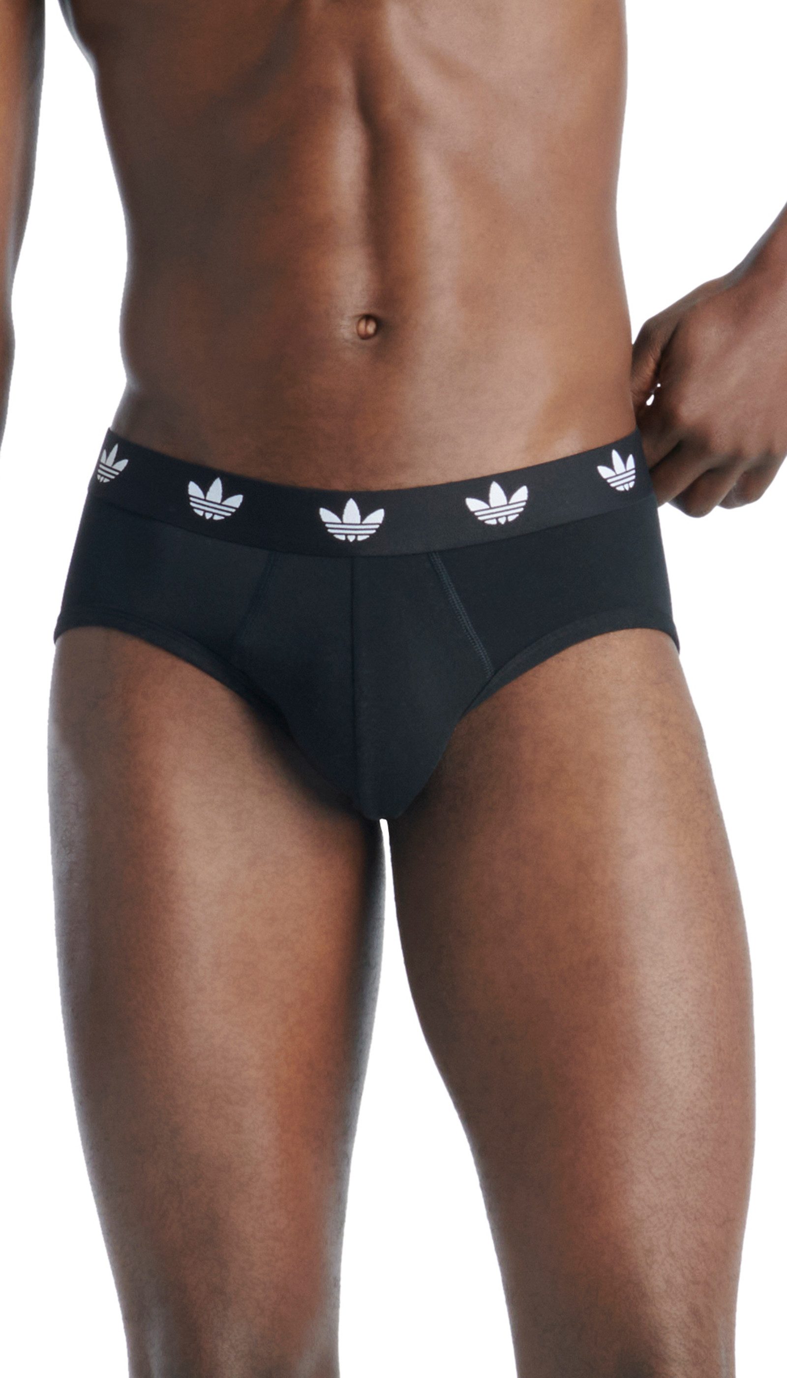 adidas Originals Slip Comfort Flex Cotton met iconische logoprint op de taille (Set van 3)