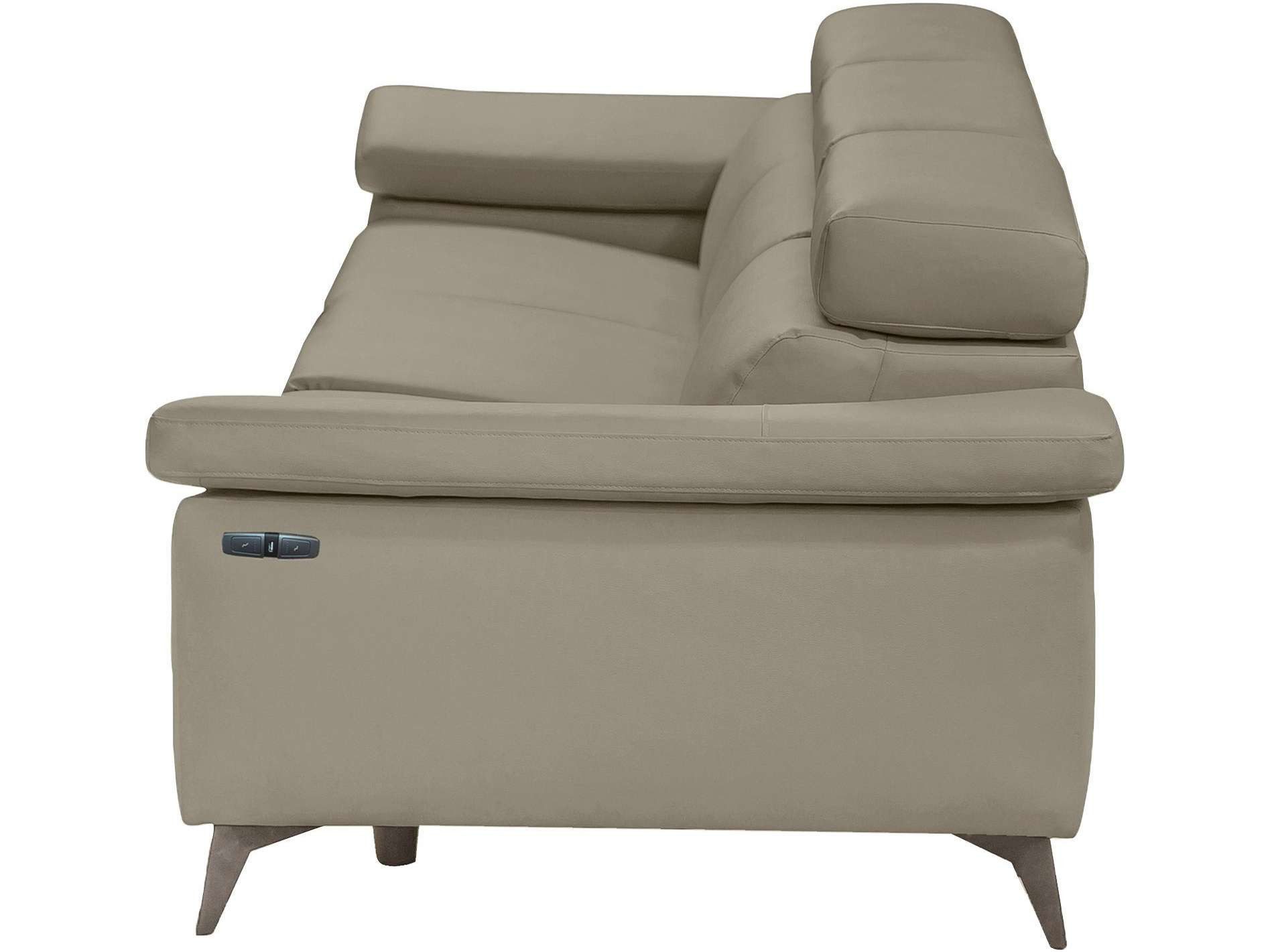 Places of Style 3-zitsbank Samira met elektrische relaxfunctie in de zitting en usb-aansluiting