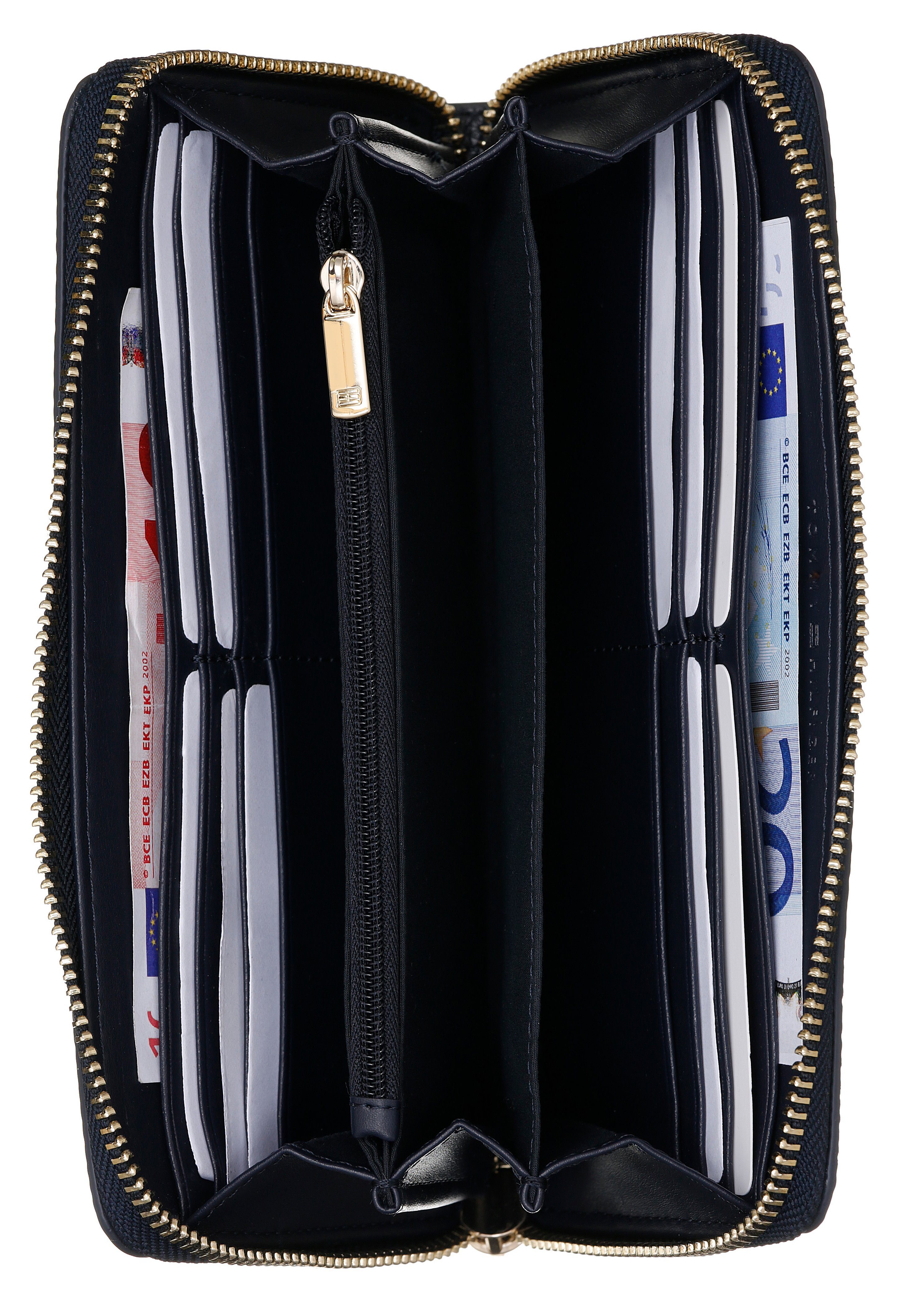 Tommy Hilfiger Portemonnee TH EMBLEM LARGE ZA met th-embleem aan de voorkant