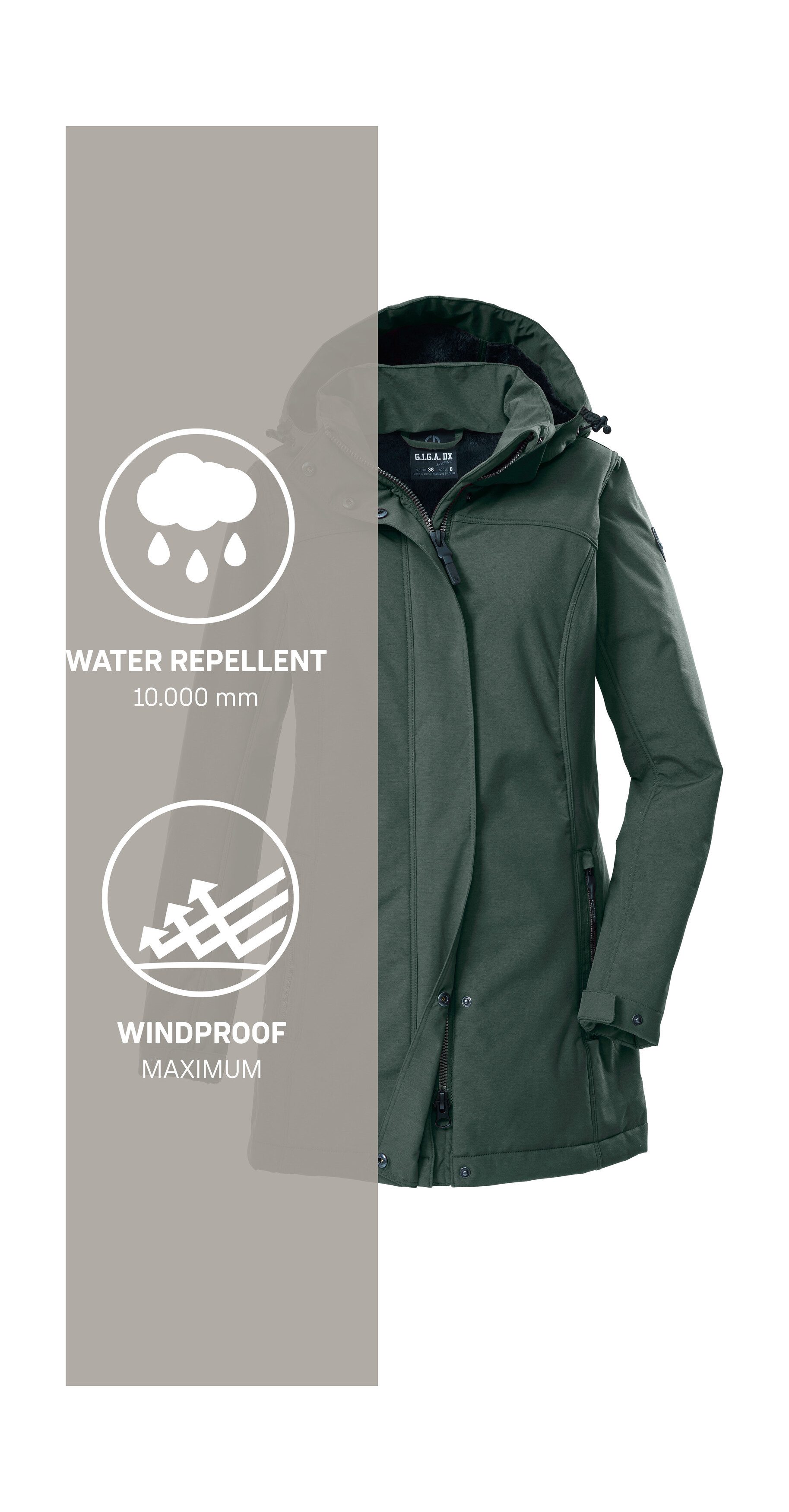 G.I.G.A. DX by killtec Softshell-parka GW 36 WMN SFTSHLL PRK
