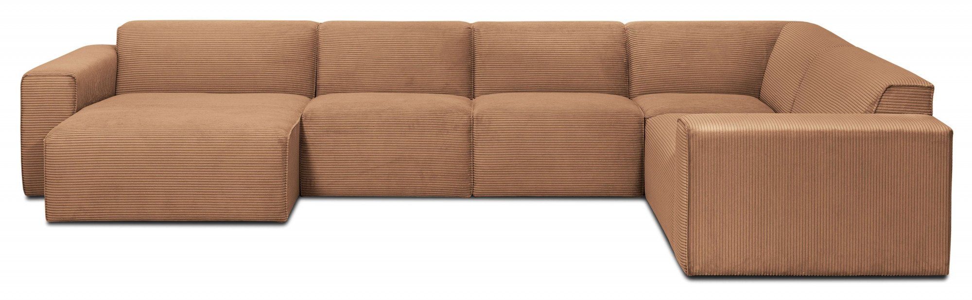 INOSIGN Zithoek Clayton in een trendy ribfluwelen bekleding, diverse combinaties mogelijk