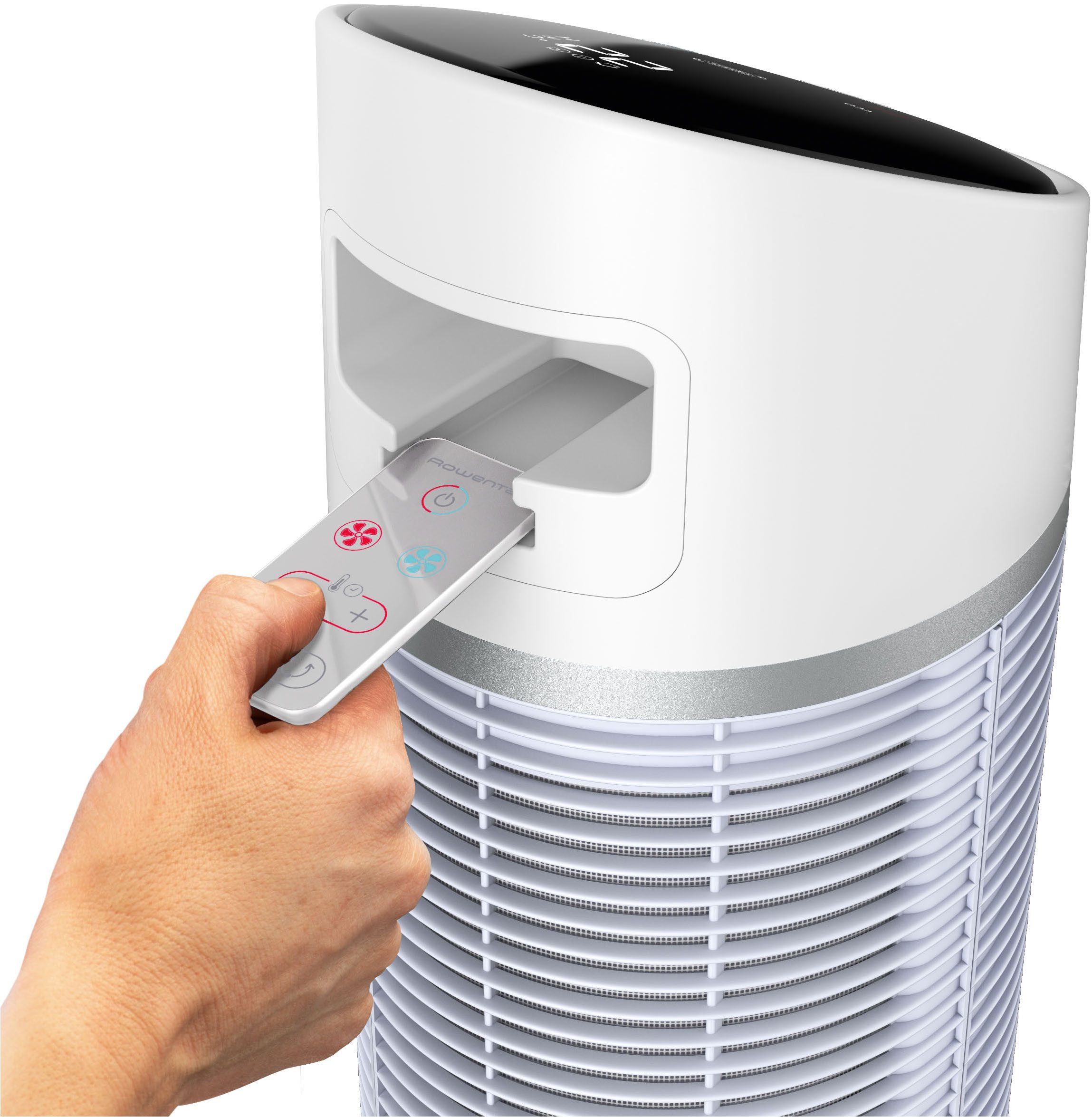 Rowenta Torenventilator 3-in-1 Turmventilator Silent Comfort, 10 Stufen für jeden Bedarf,