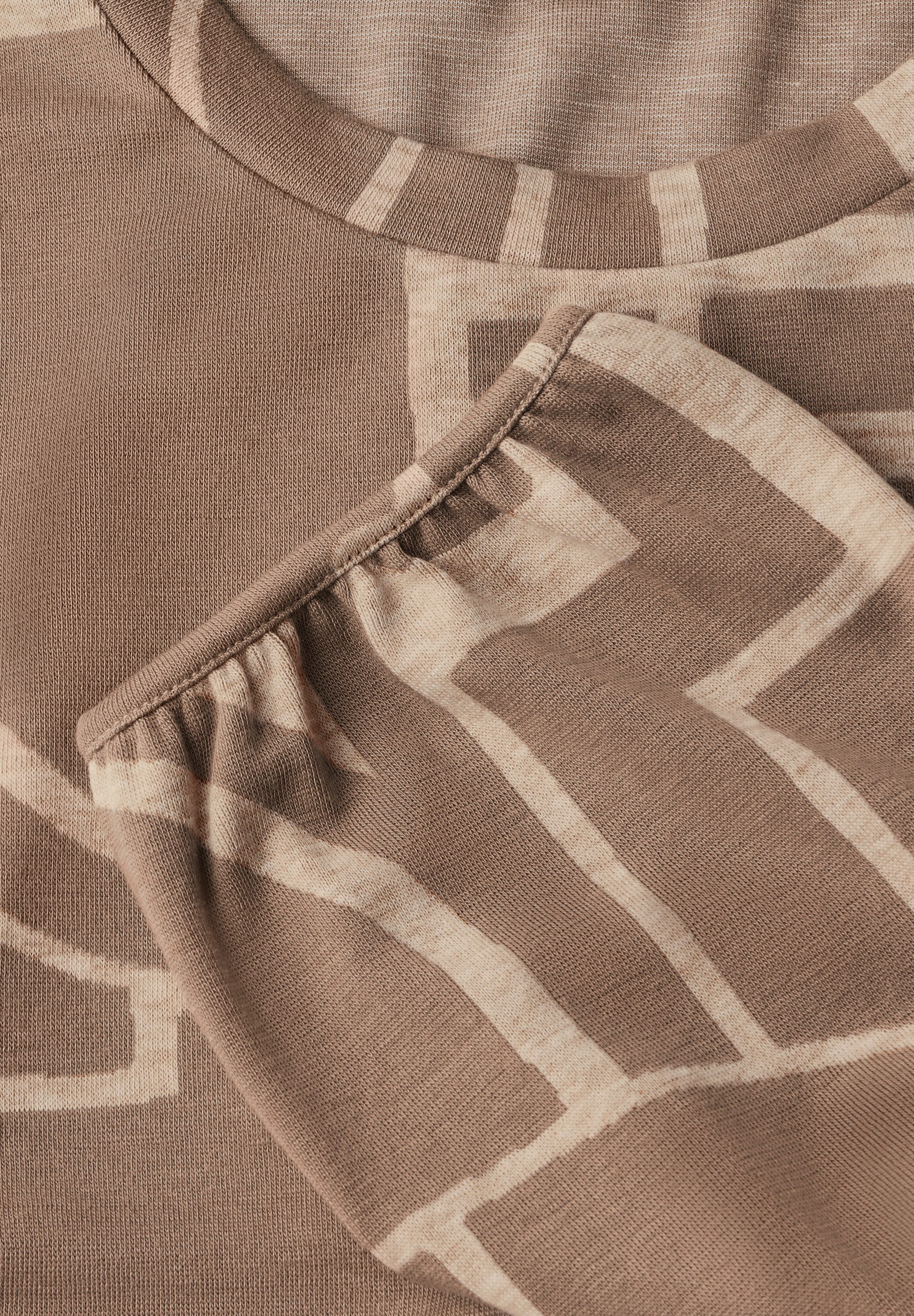 STREET ONE Trui met ronde hals met print all-over