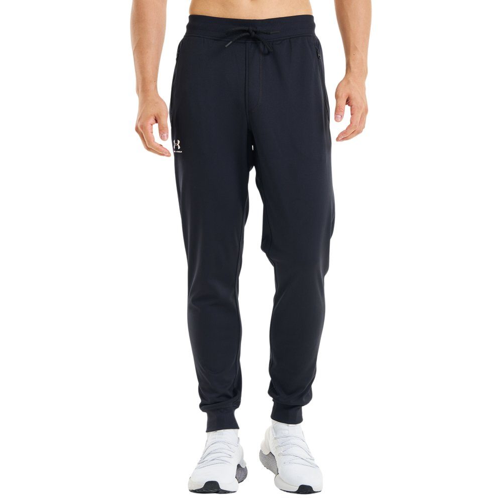 Mens Sportstyle Jogger Sportbroek Zwart Heren. Size S