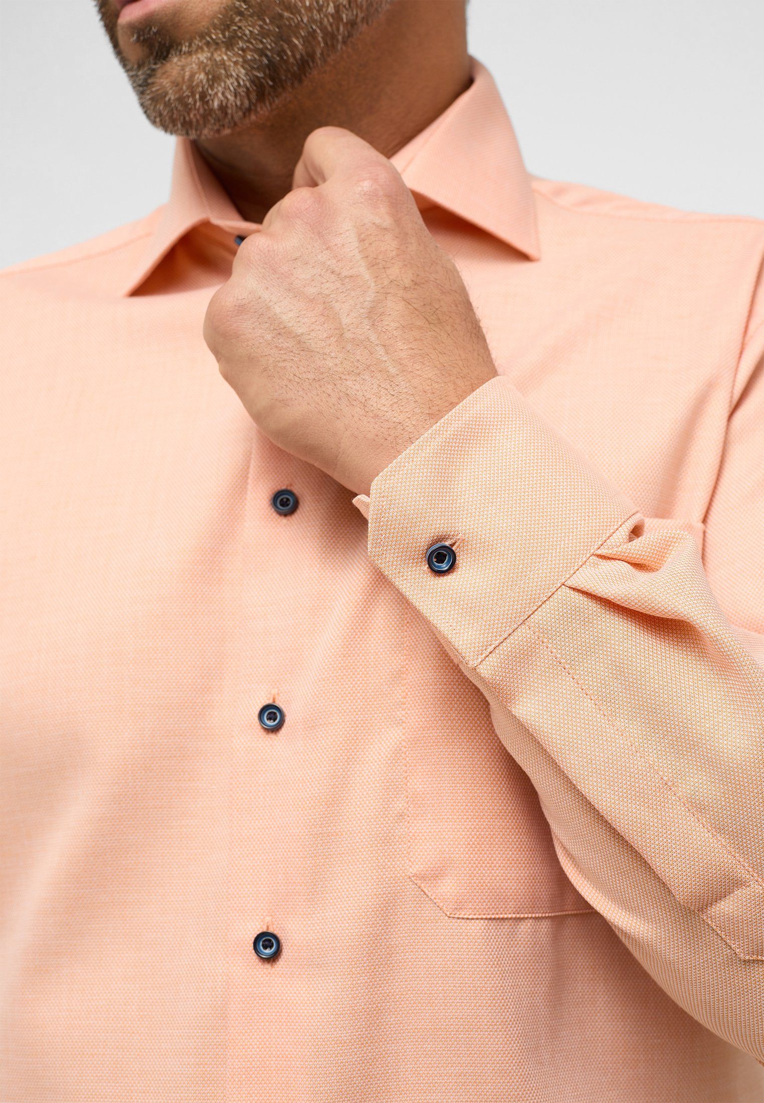 Eterna Overhemd met lange mouwen Comfort fit