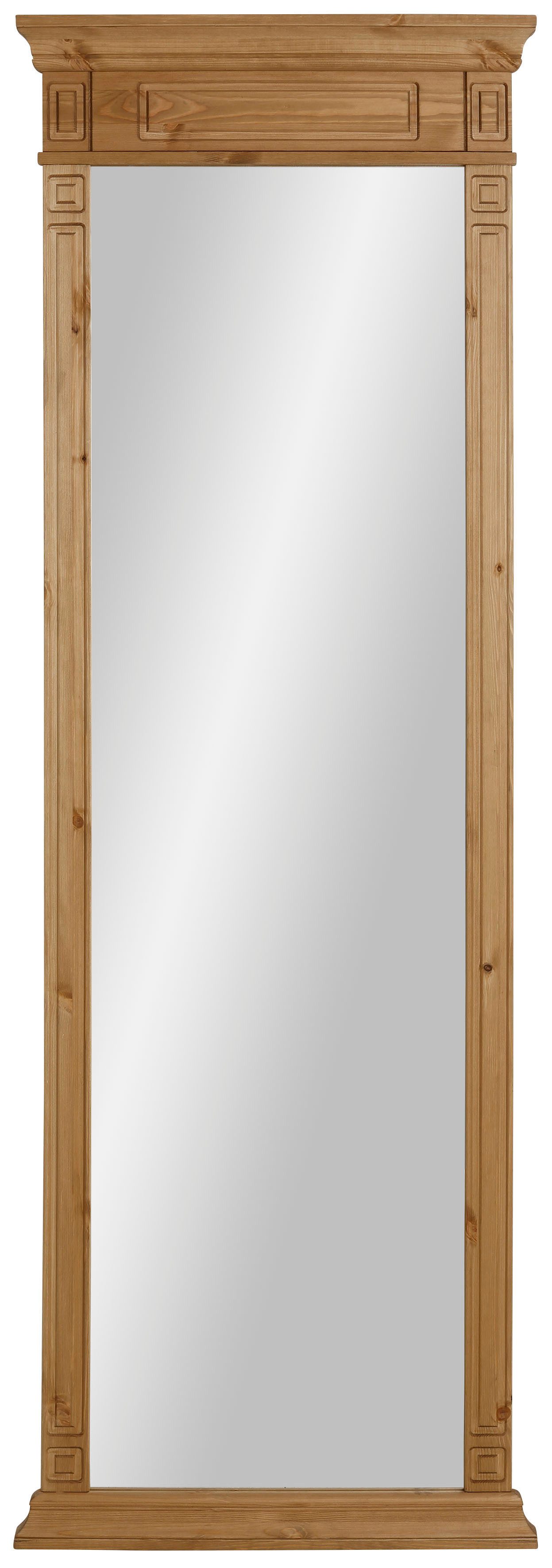 Home affaire Spiegel Vinales Wandspiegel, breedte 66 cm, frame van massief grenenhout