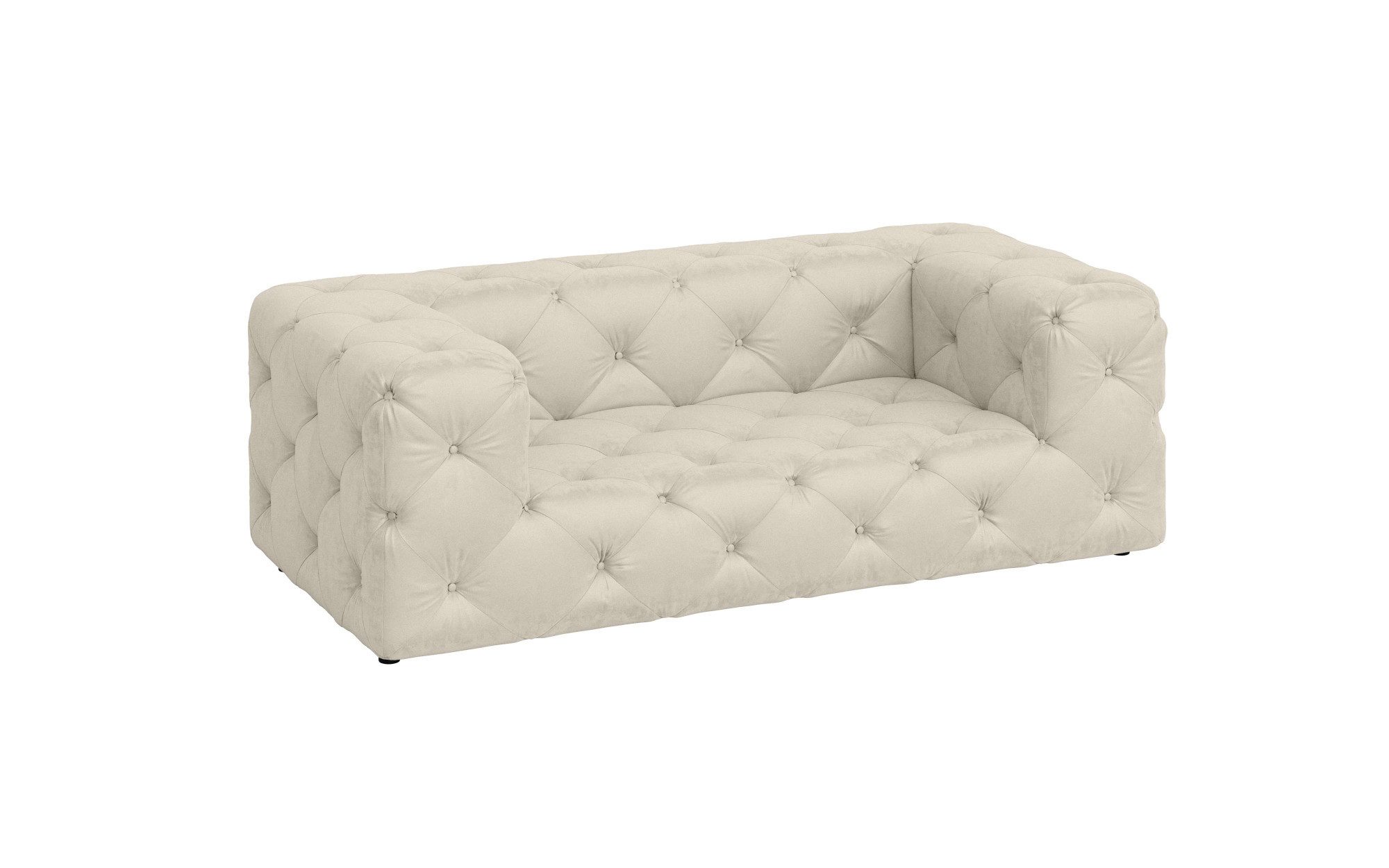 Places of Style 2-zitsbank FOLLINA 2-zits bank met klassieke chesterfield knoopverwerking