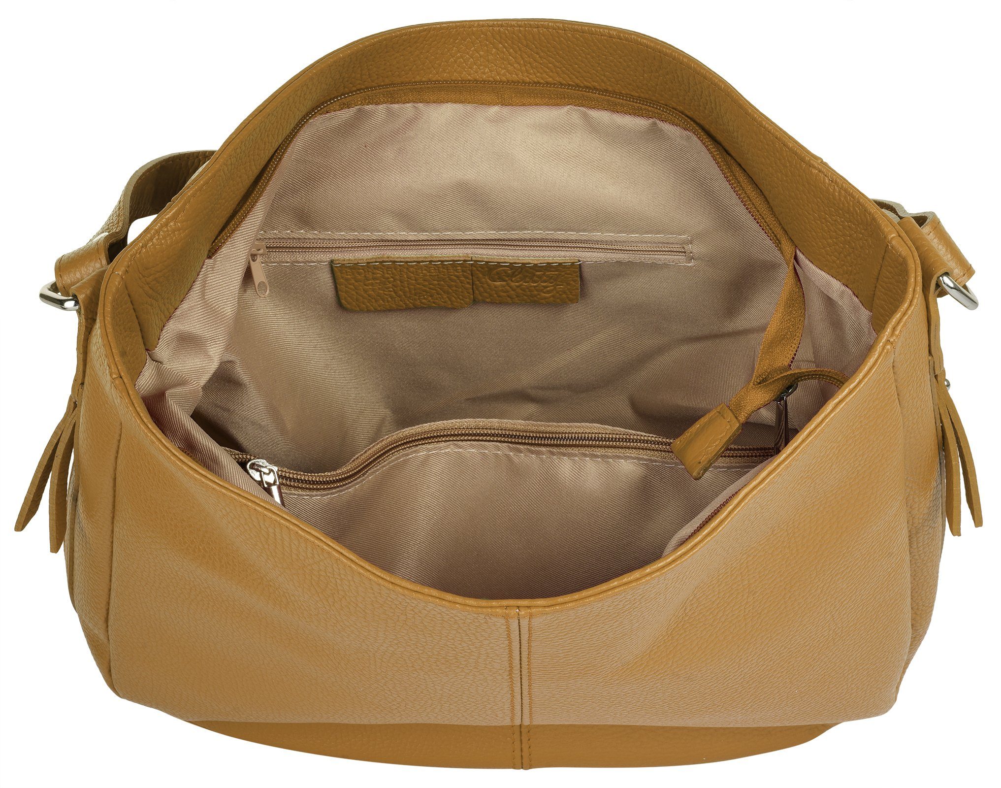 Cluty Shopper echt leer, made in italy