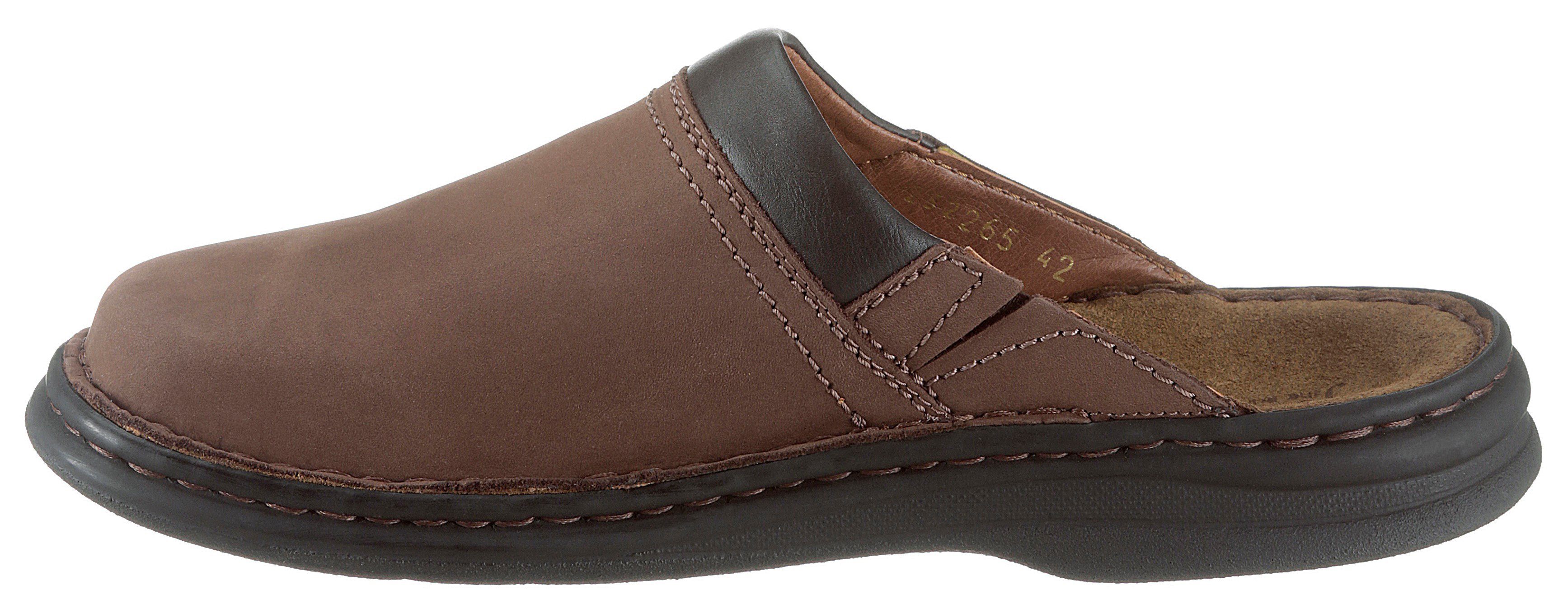 Josef Seibel Clogs MAX zomerschoen, slippers, vakantie, met contraststiksels