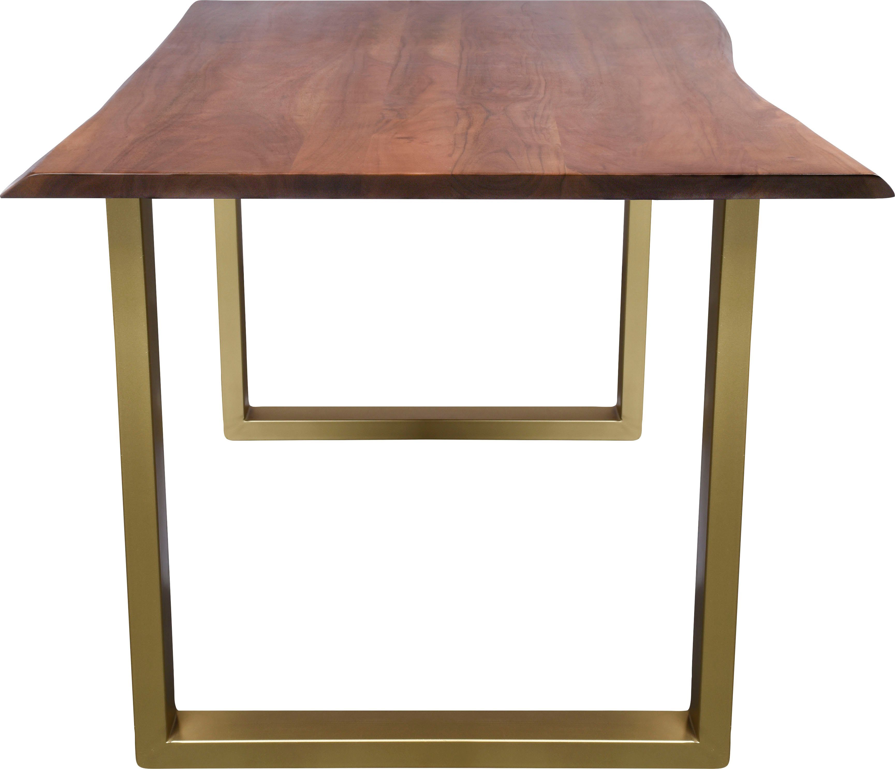 SIT Eettafel Tops&Tables met elegant goudkleurig frame