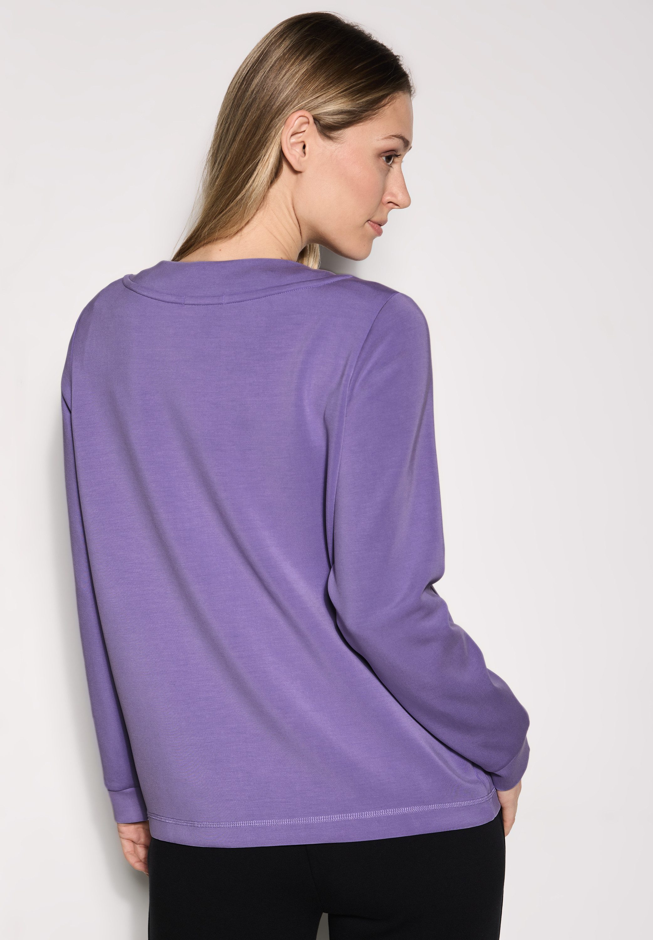 Cecil Sweatshirt met rijgkoord bij de kraag