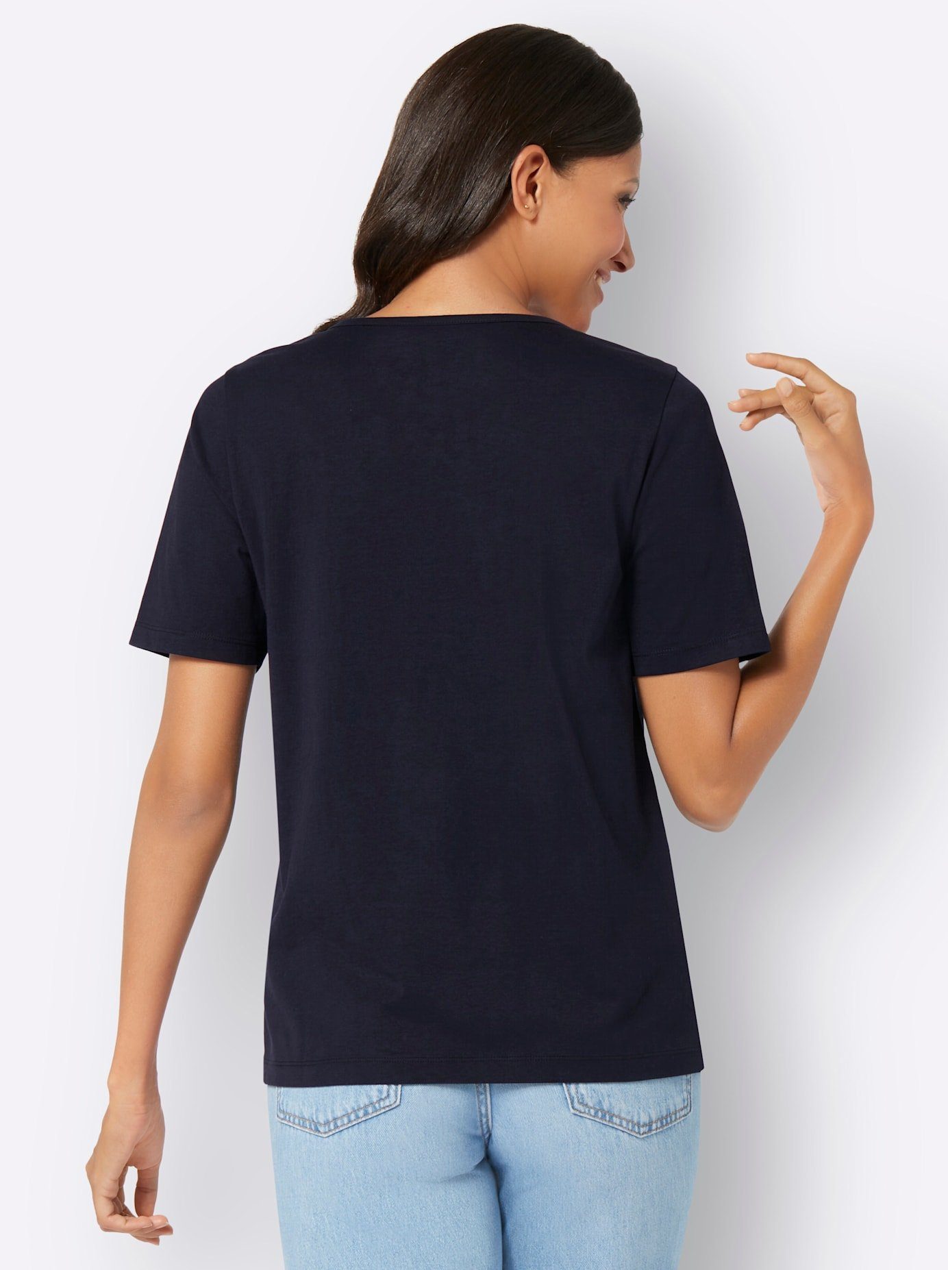 Classic Basics Shirt met korte mouwen Shirt met ronde hals (1-delig)