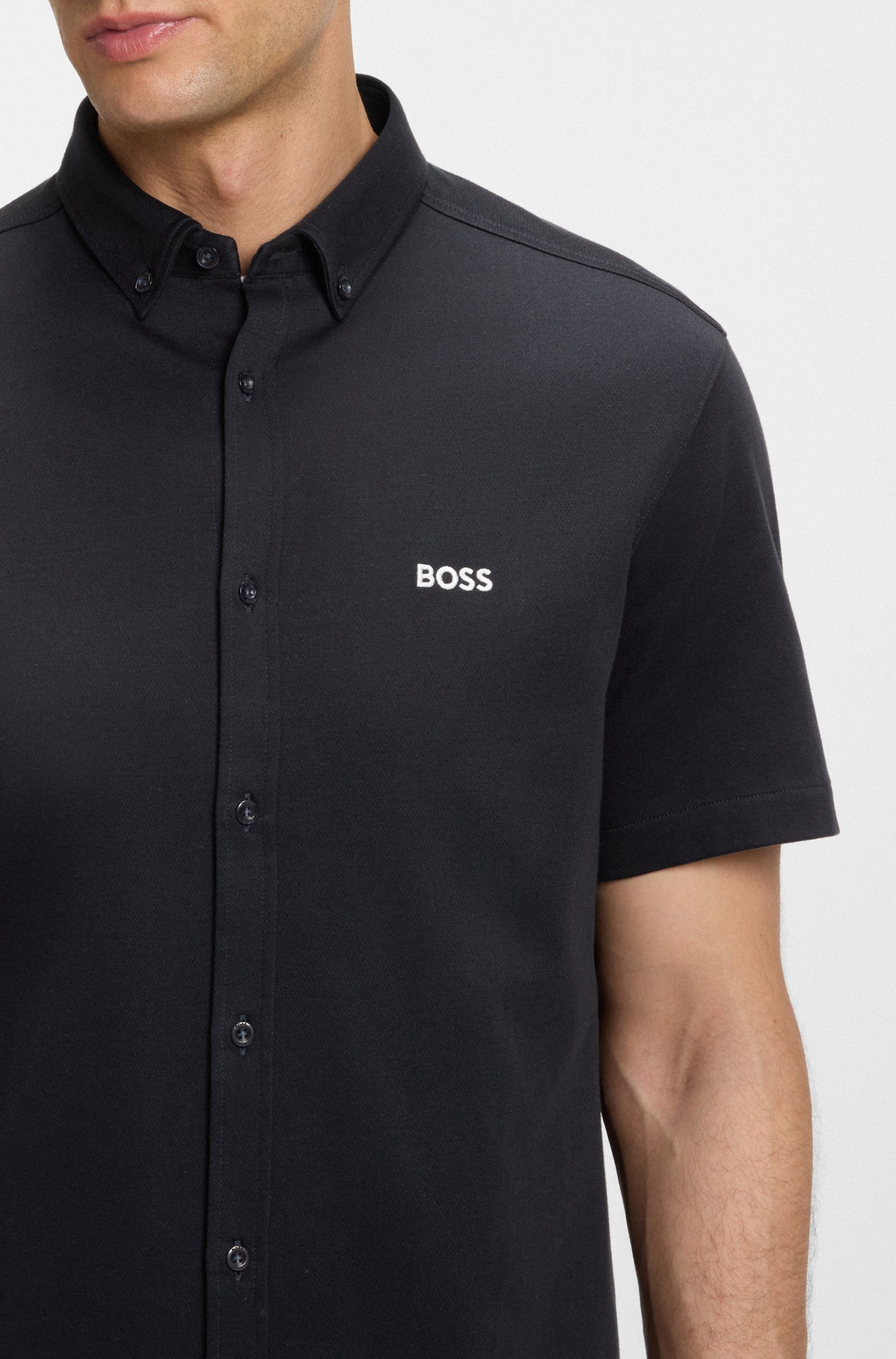 BOSS GREEN Overhemd met korte mouwen B MOTION S