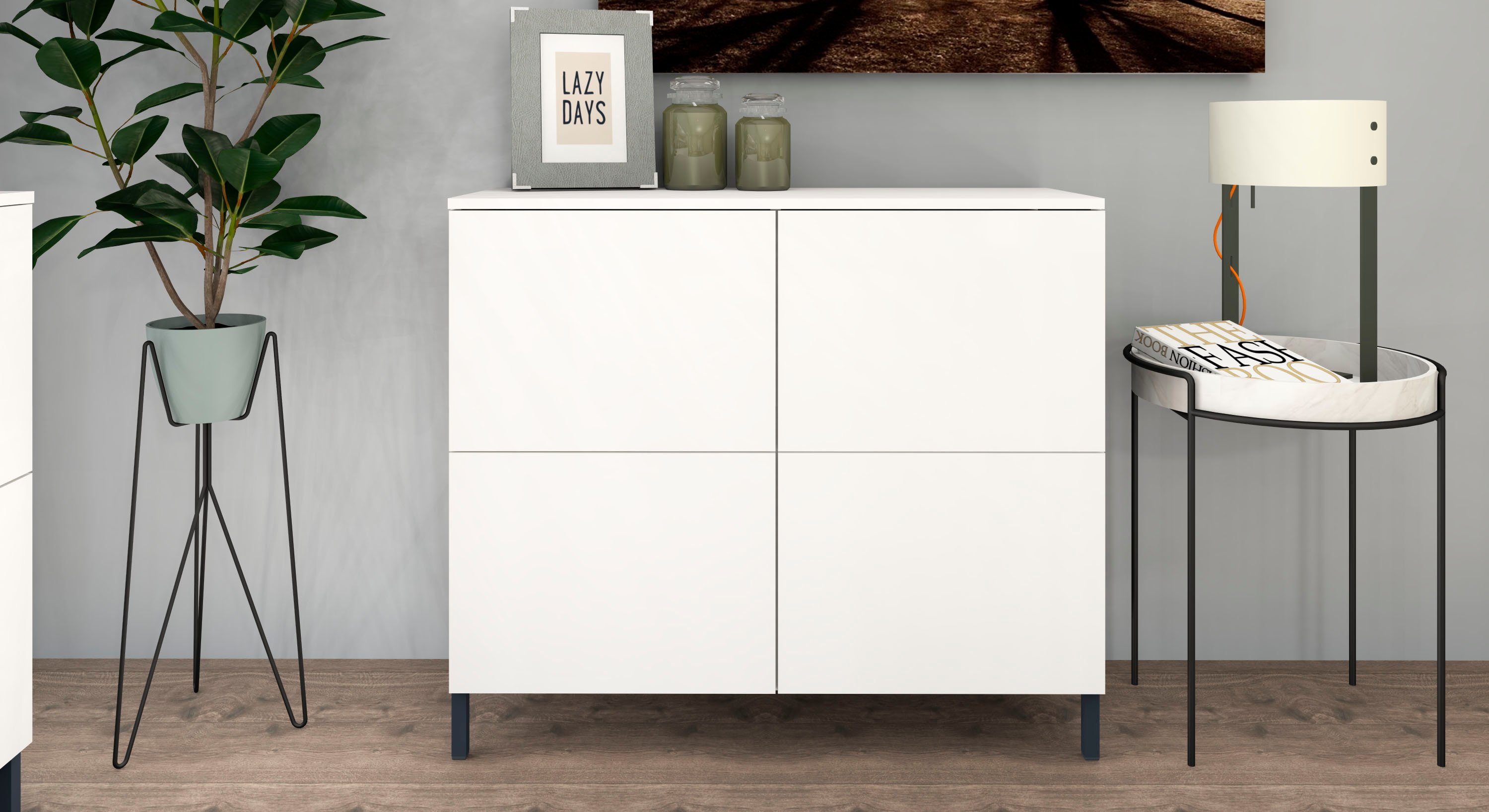 borchardt Möbel Kast Haama Breedte 93 cm dressoirs wit