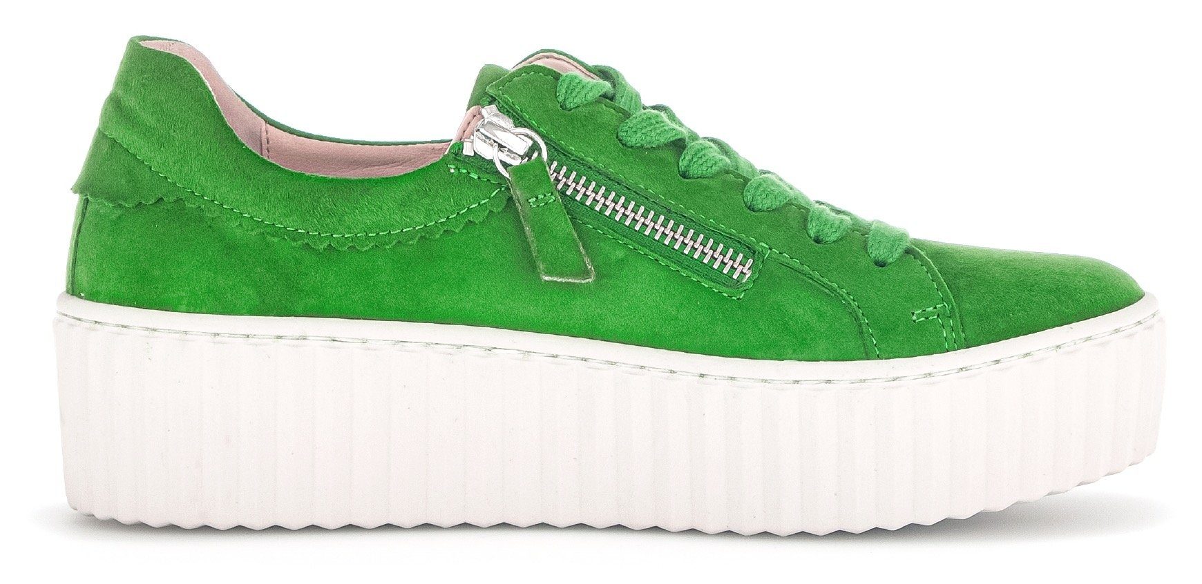 Gabor Plateausneakers met best fitting-uitrusting, vrijetijdsschoen, lage schoen, veterschoen