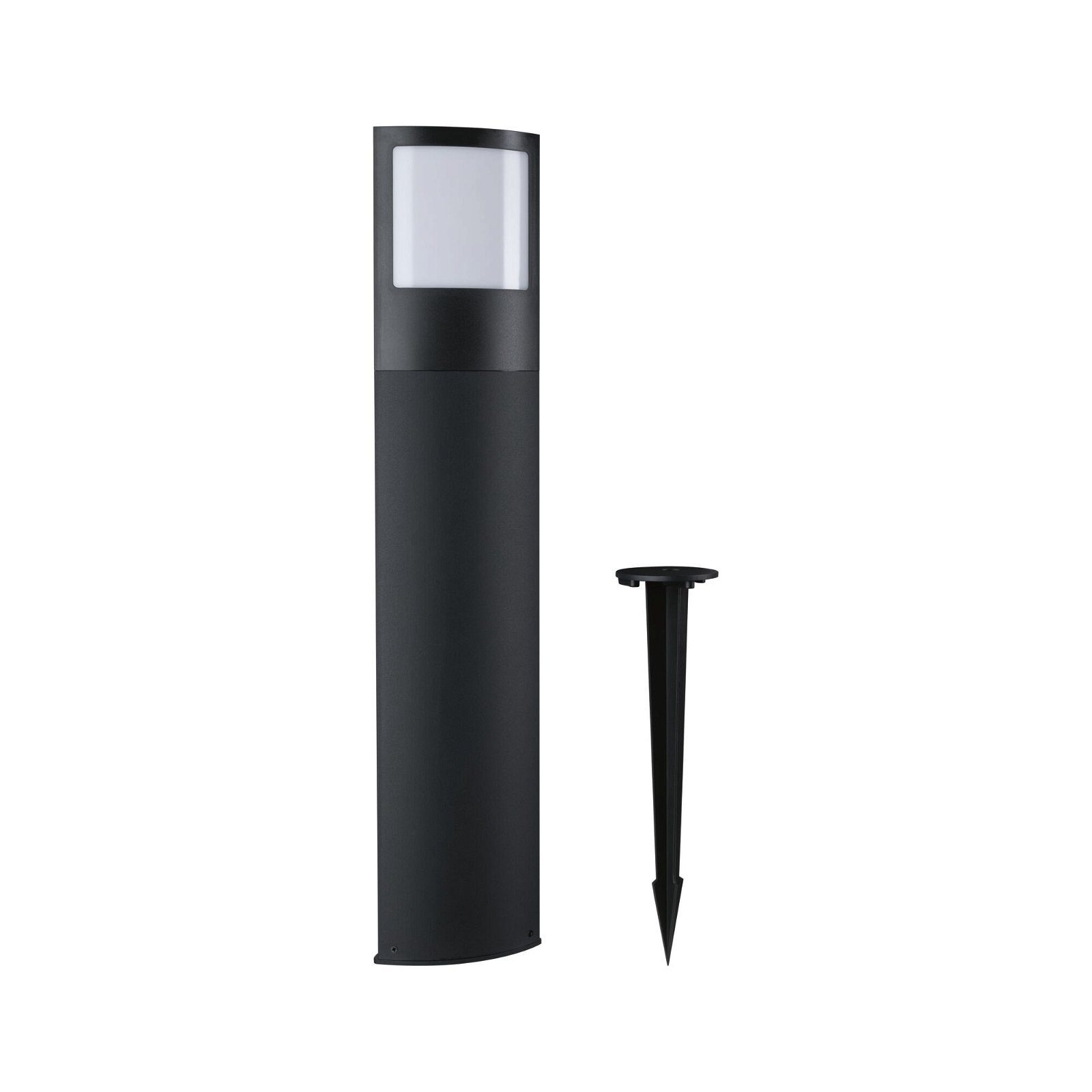 Paulmann Led-bolderlamp Padea IP44 847mm 8,5W 700lm 230V Antraciet Kunststof Smart Home Zigbee 3.0 schemerschakelaar insectvriendelijk (1 stuk)