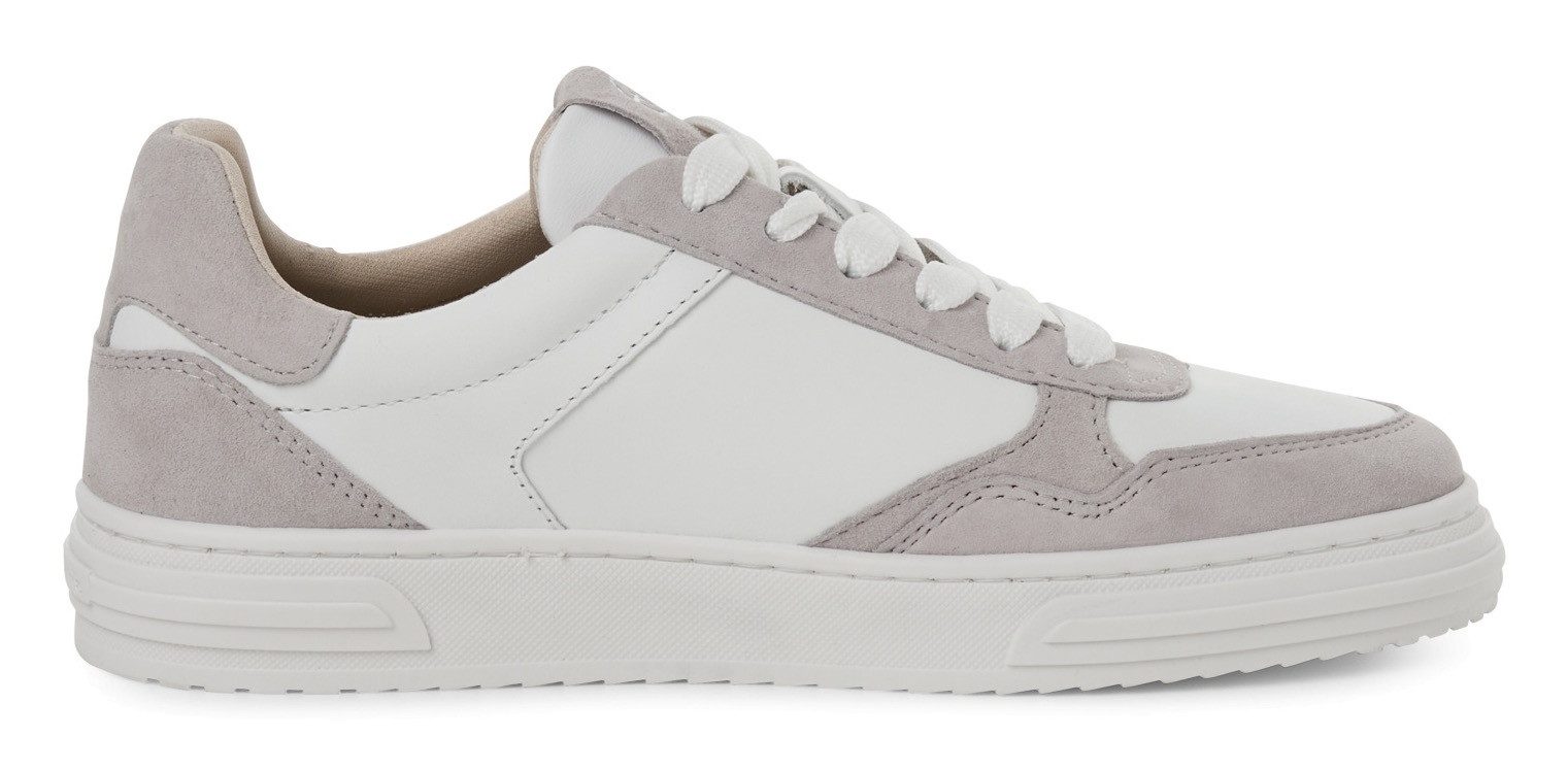 Tamaris Plateausneakers , vrijetijdsschoen, lage schoen, veterschoen met zijlijk logo-opdruk