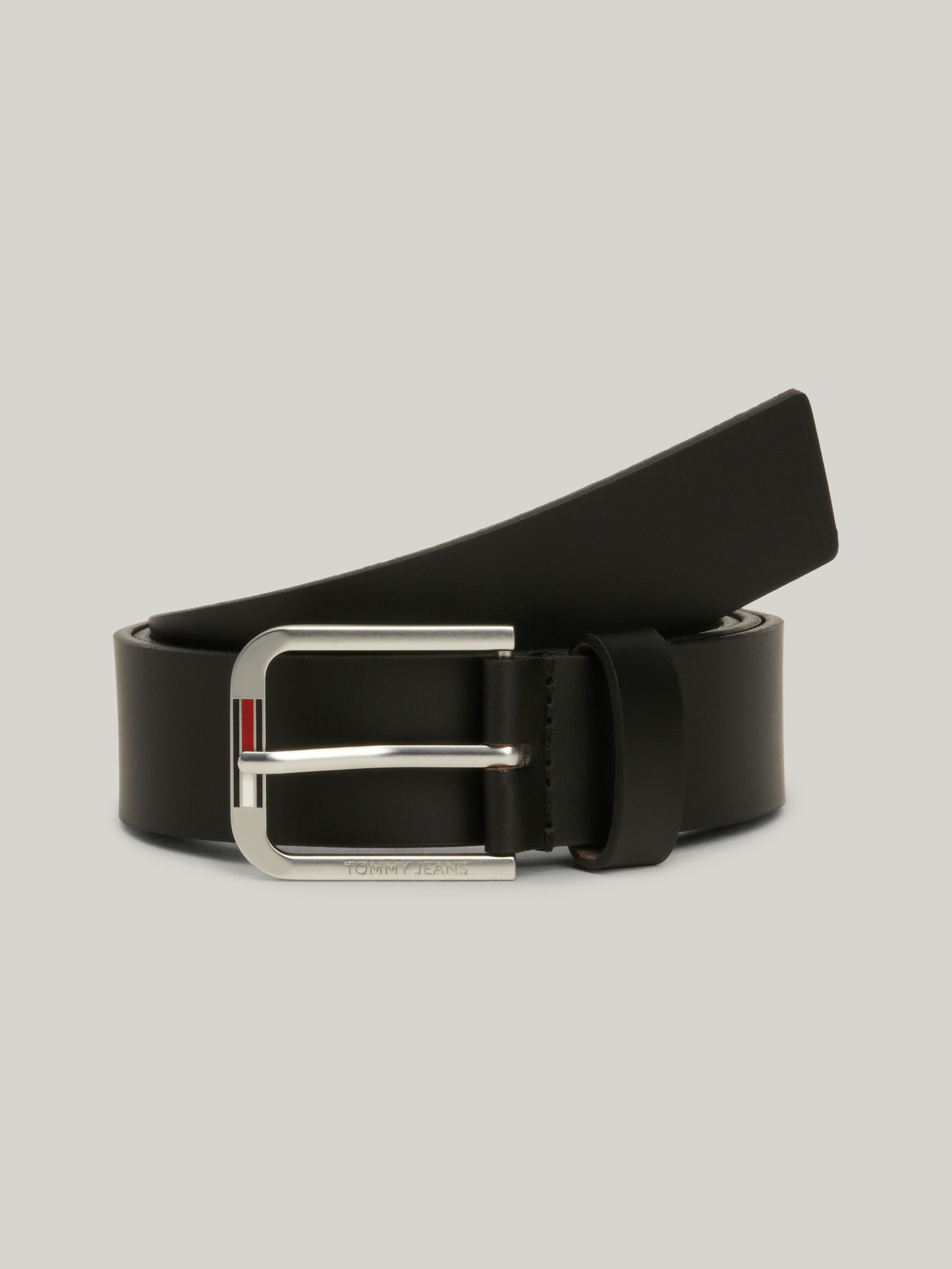 TOMMY JEANS Leren riem TJM AUSTIN 3.5 met een logo-opschrift