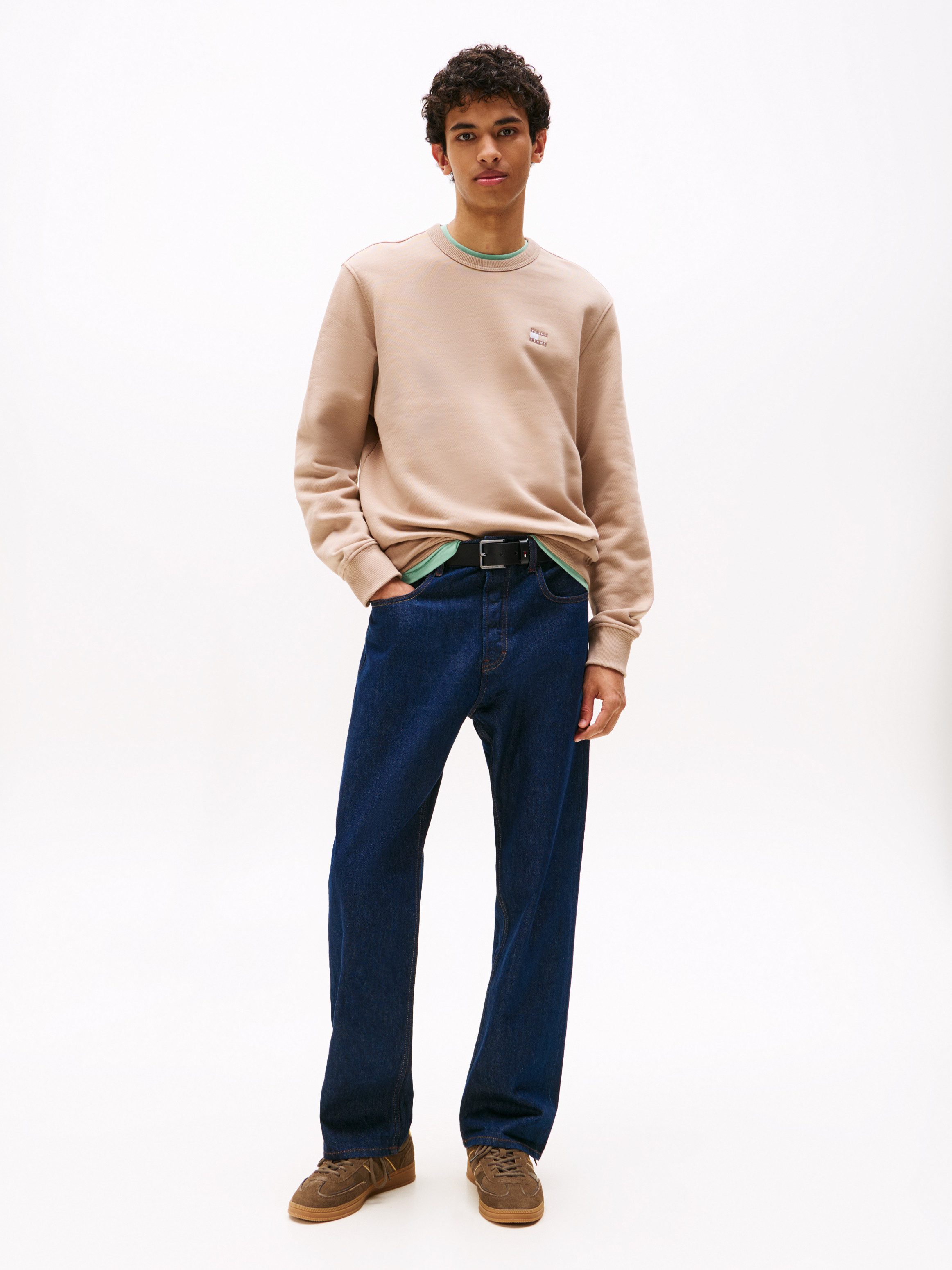 TOMMY JEANS Sweatshirt TJM REG BADGE CREW EXT