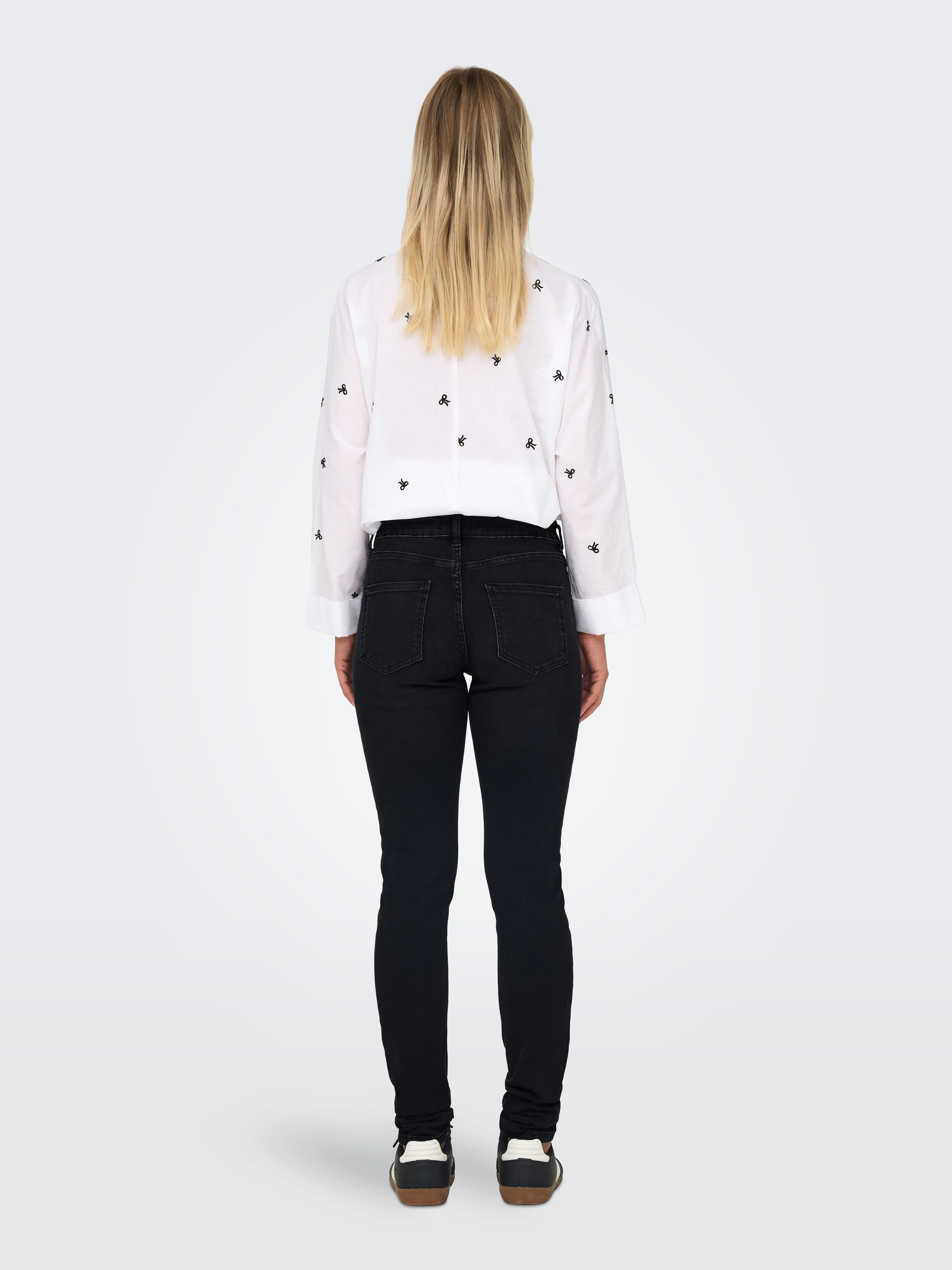 Only Skinny fit jeans ONLBLUSH MID SK DB WAIST DNM TAI BOX X