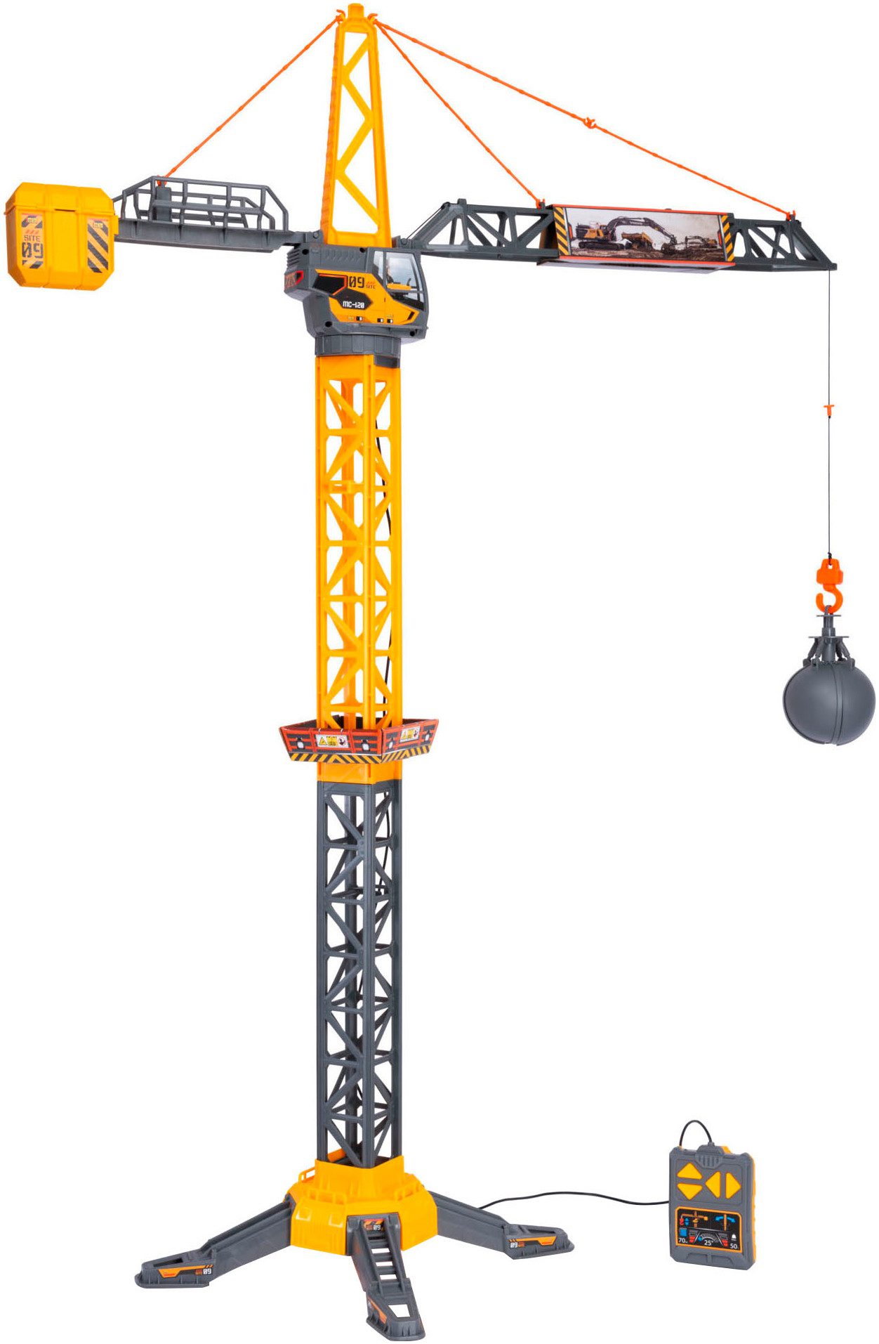 Dickie Toys Radiografisch bestuurbare kraan Mighty Crane