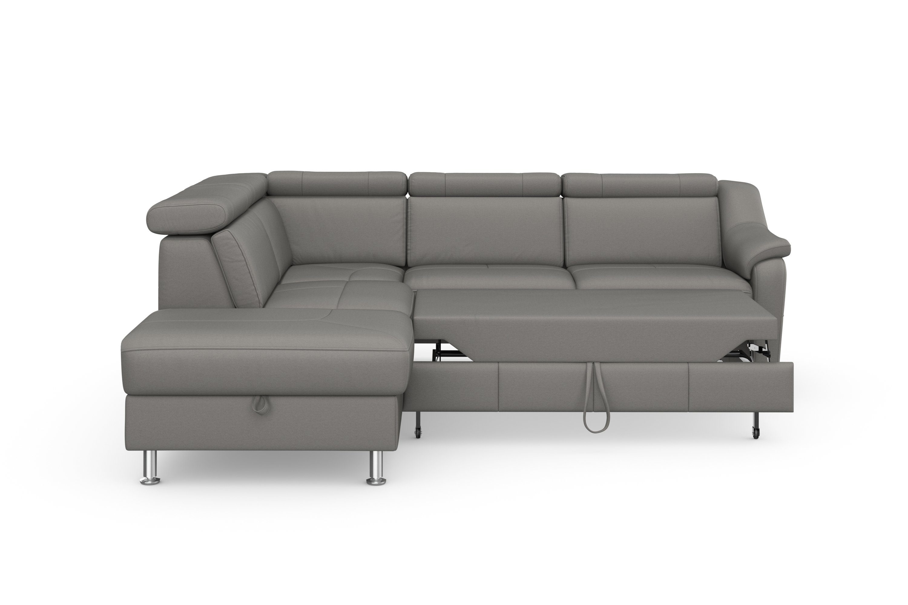 sit&more Hoekbank Freetown L-vorm met verstelbare hoofdsteun en comfortabele binnenvering