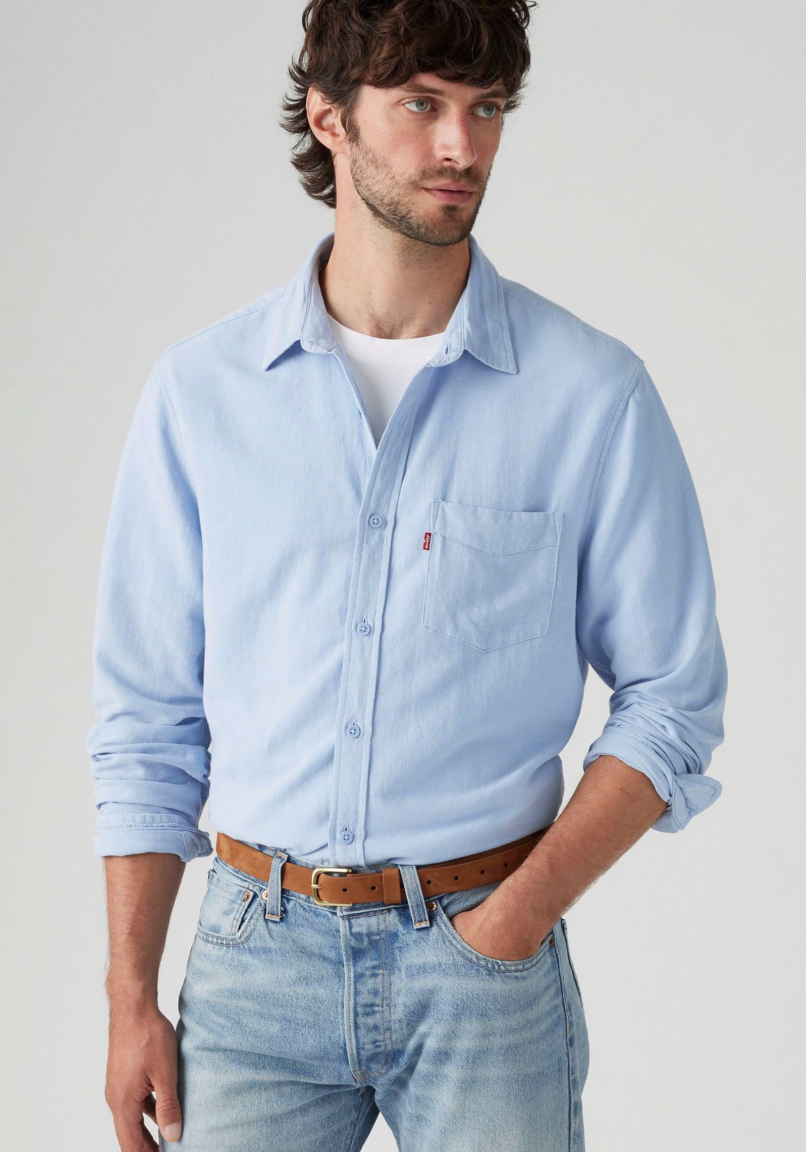 Levi's® Leren riem NEWNARROW