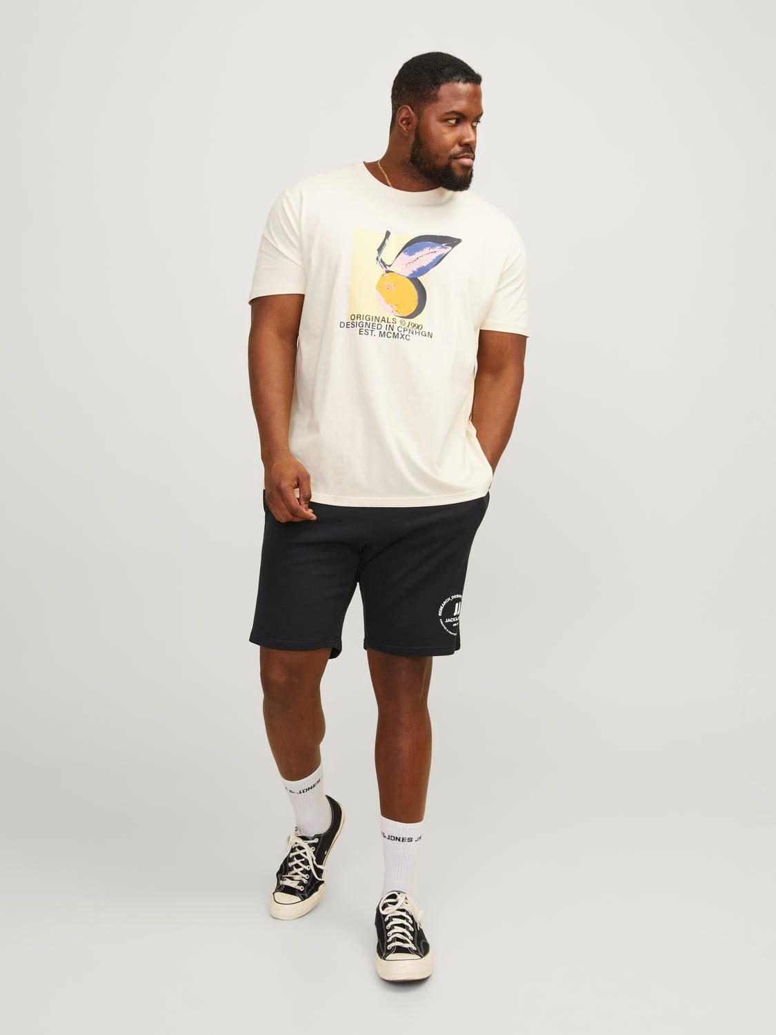 Jack & Jones PlusSize Joggingbroek JPSTSWIFT SWEAT SHORTS SN PLS