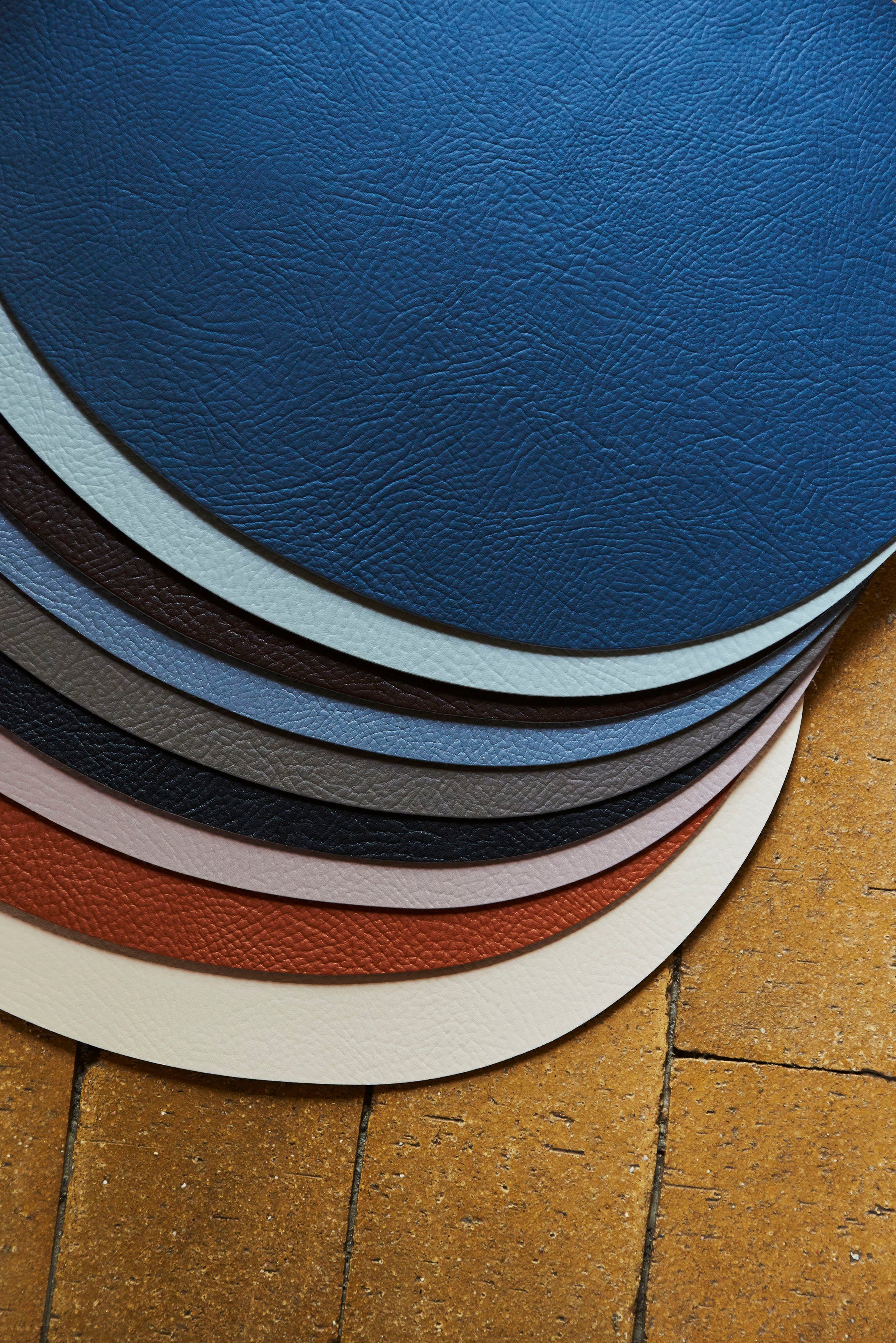 aida RAW Set placemats Buffallo 95% gerecycled leer (set, 4 stuks)