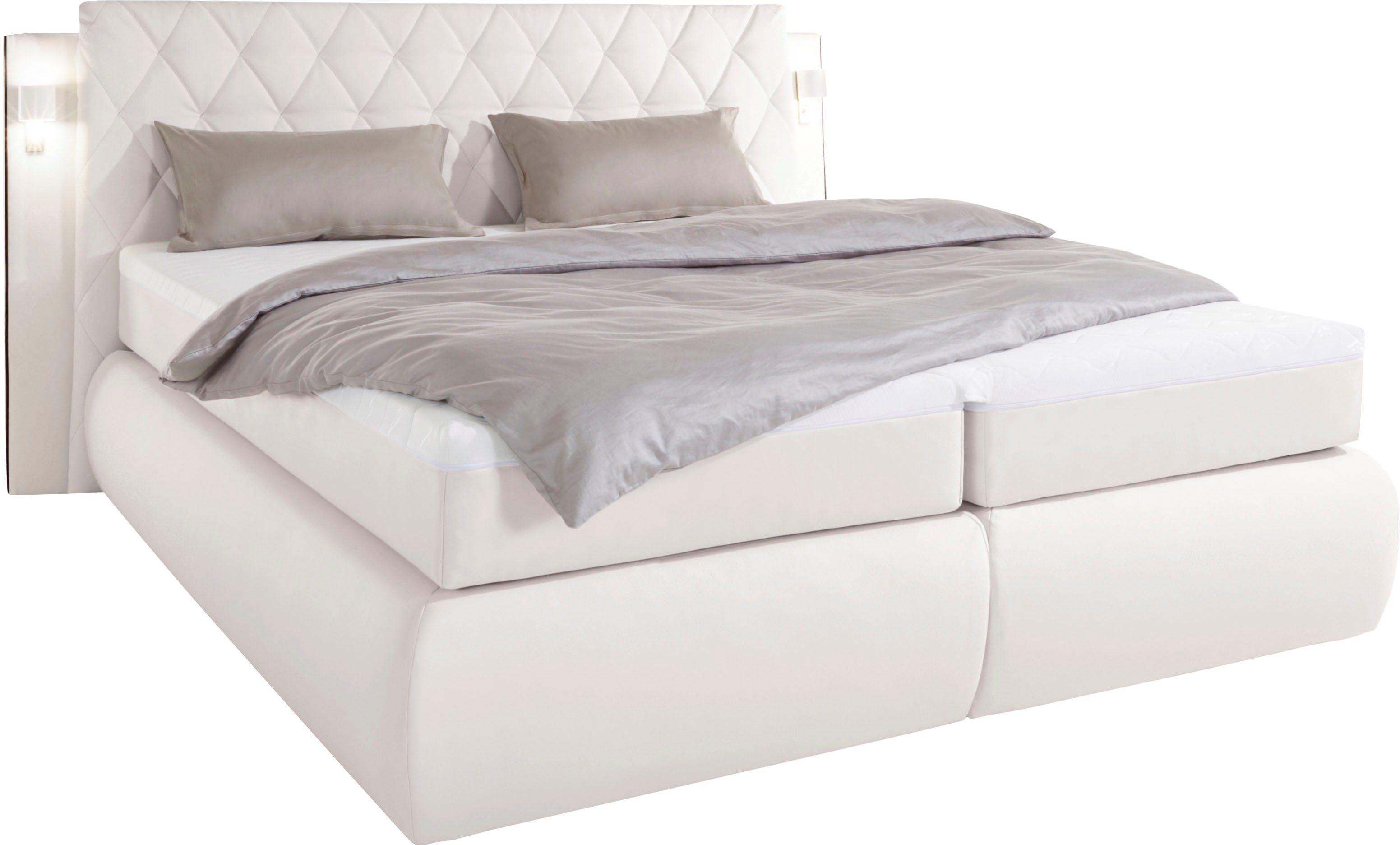 COLLECTION AB Boxspring inclusief bedkist, ledverlichting en topmatras