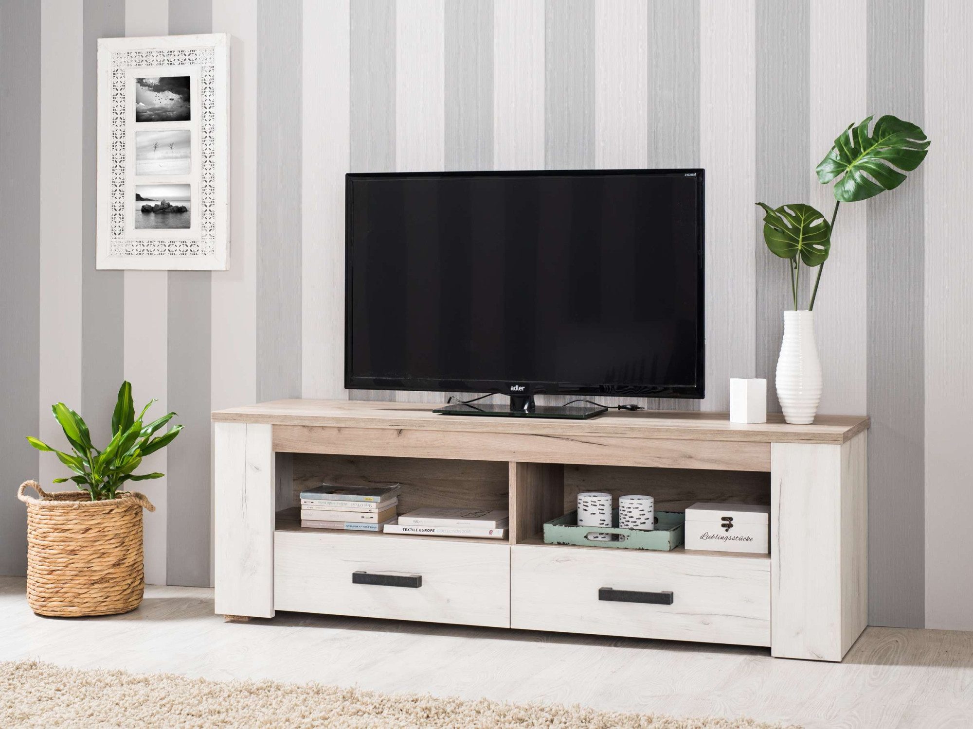 Home affaire Tv-meubel Kent TV-Lowboard TV-kast, breedte 151,5 cm