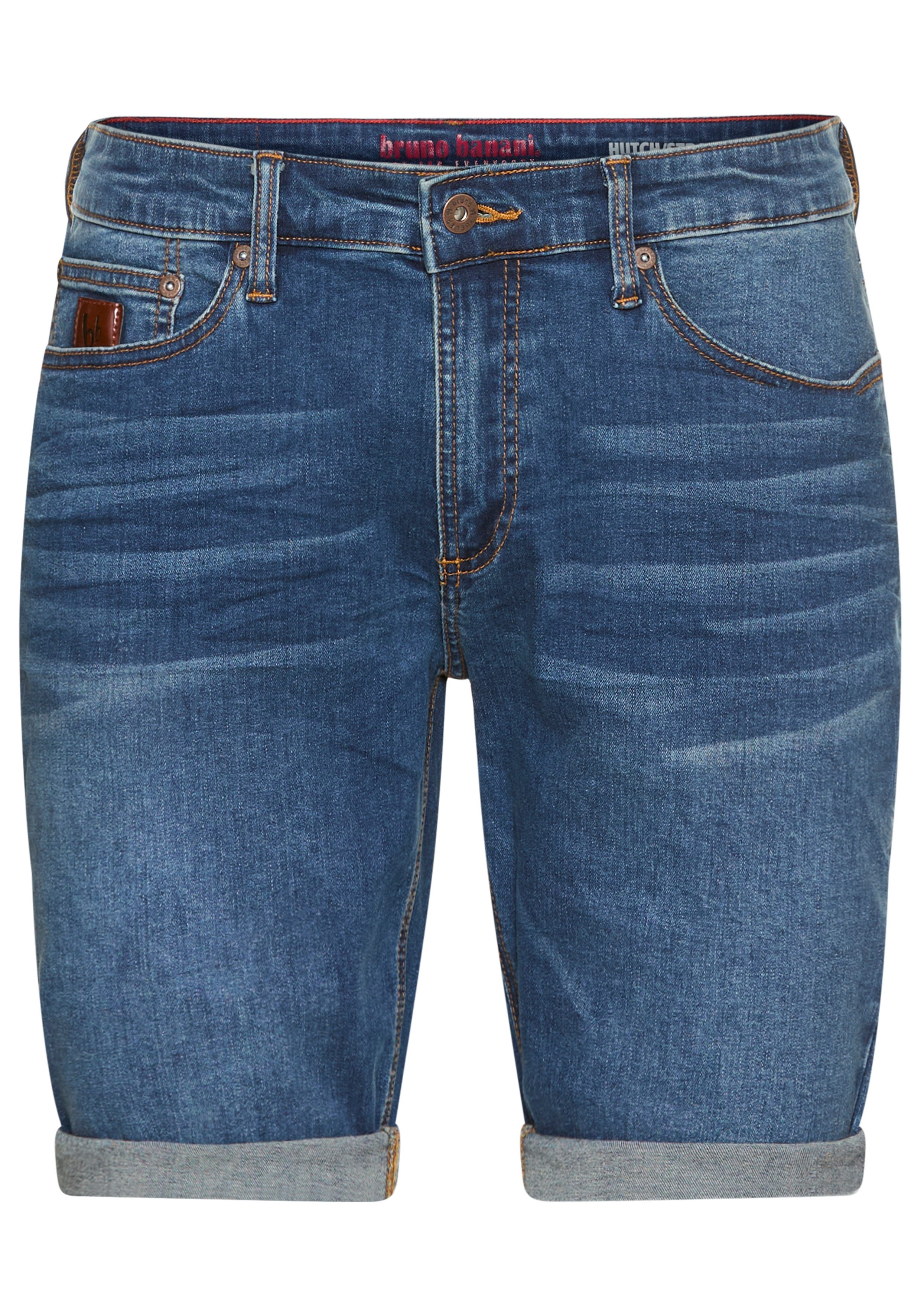 Bruno Banani Jeansshort Hutch-Shorts lage taillehoogte
