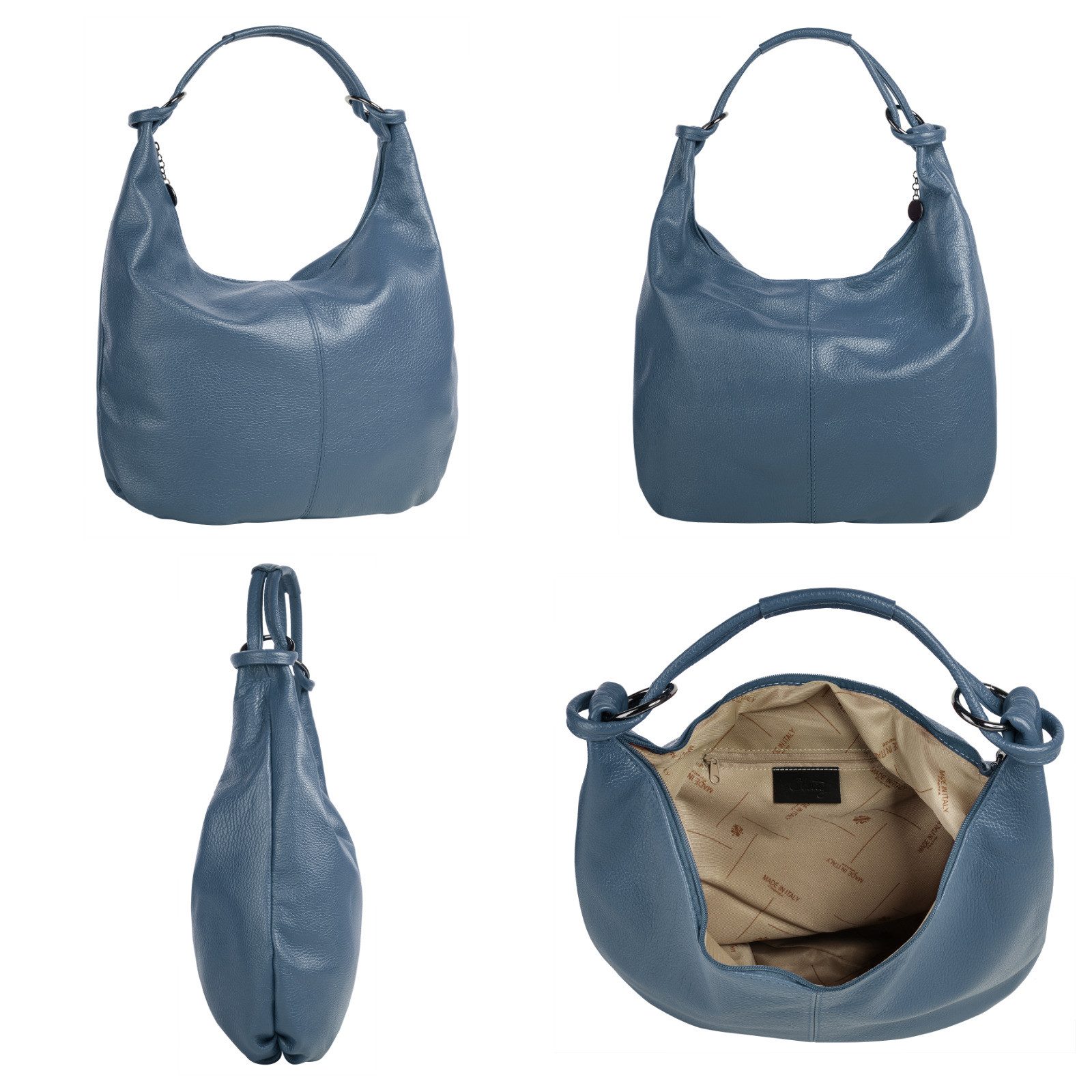 Cluty Shopper echt leer, made in italy