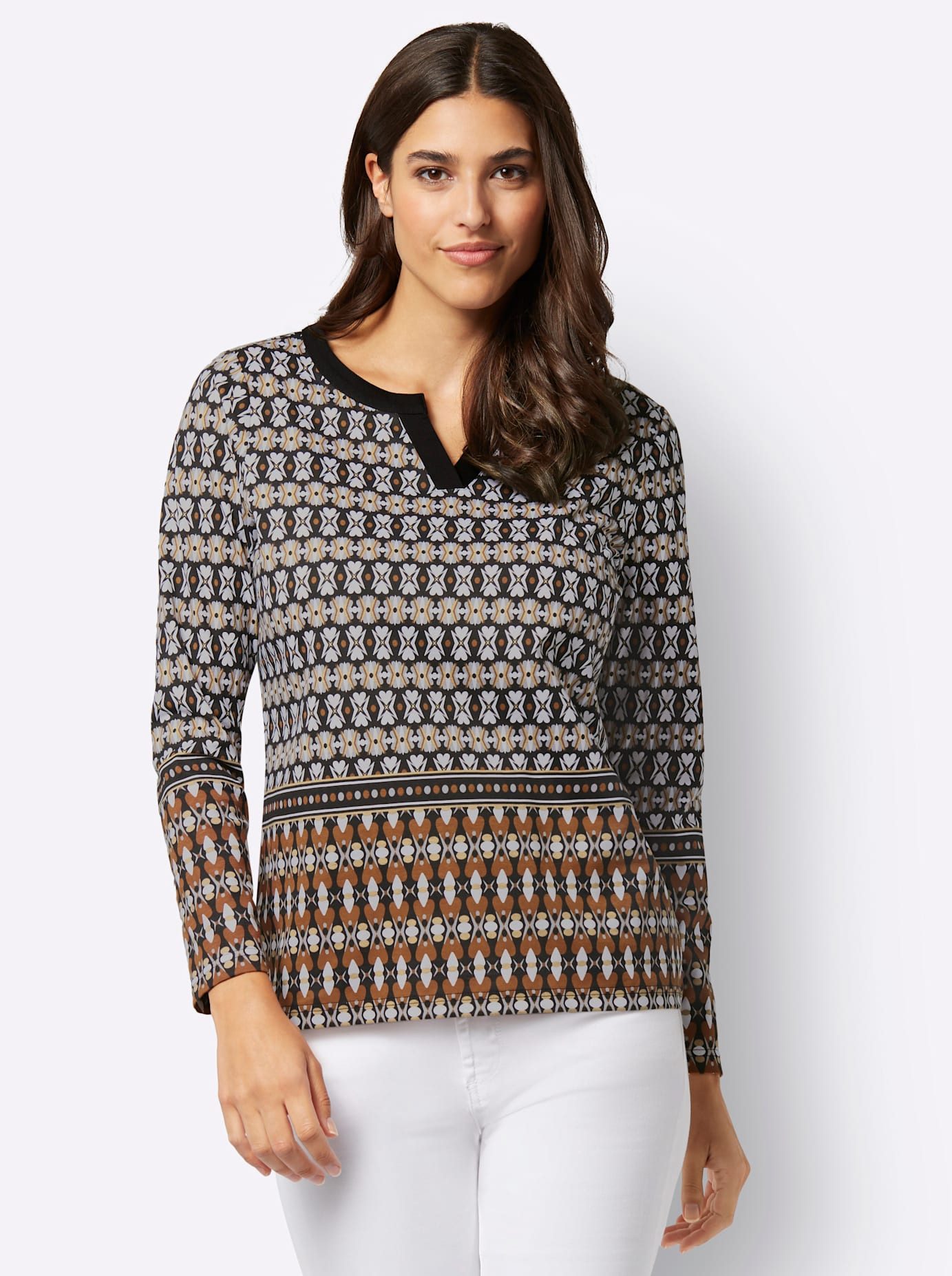 Classic Basics Shirt met lange mouwen (1-delig)