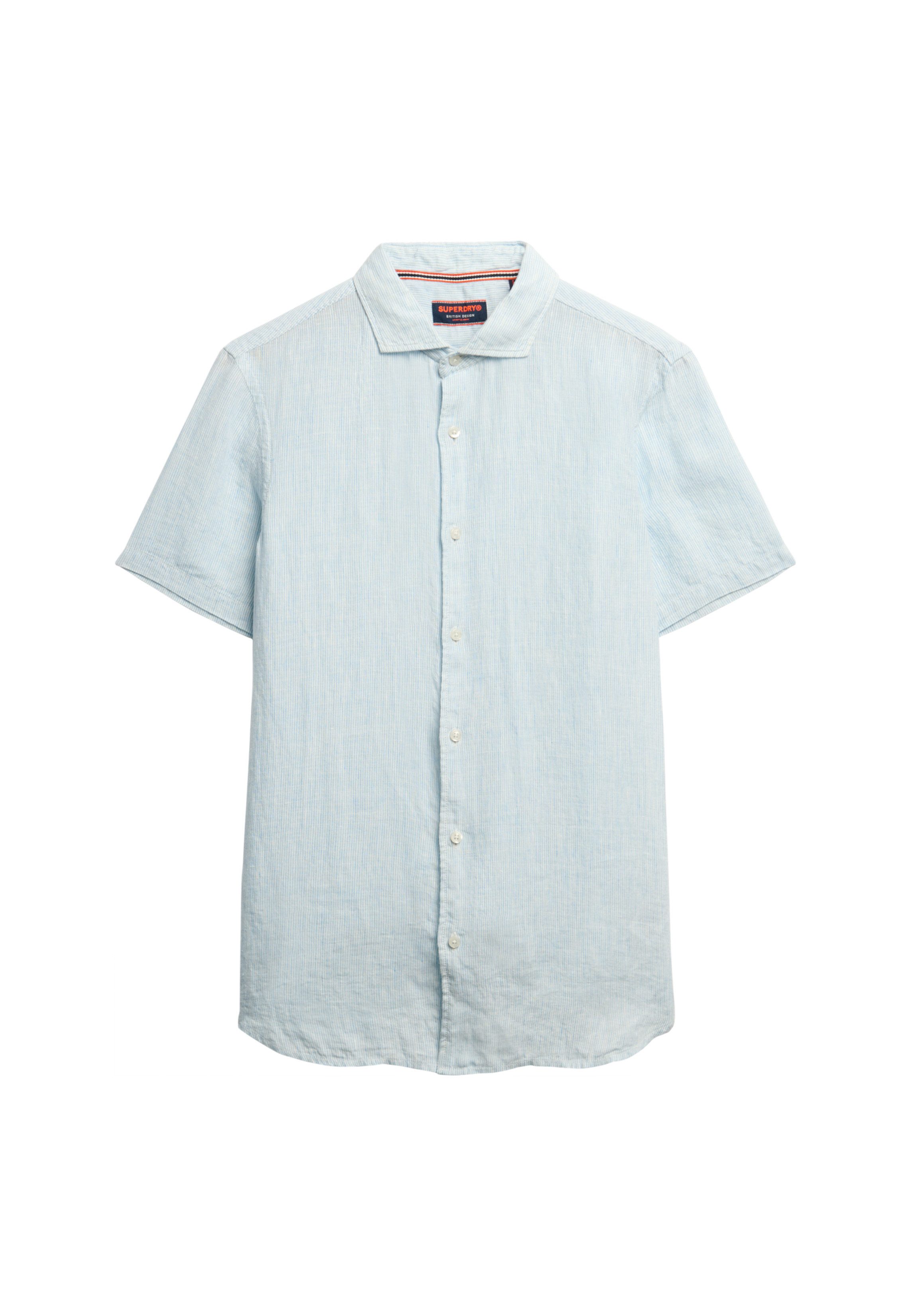 Superdry Overhemd met korte mouwen VACATION LINEN S/S SHIRT