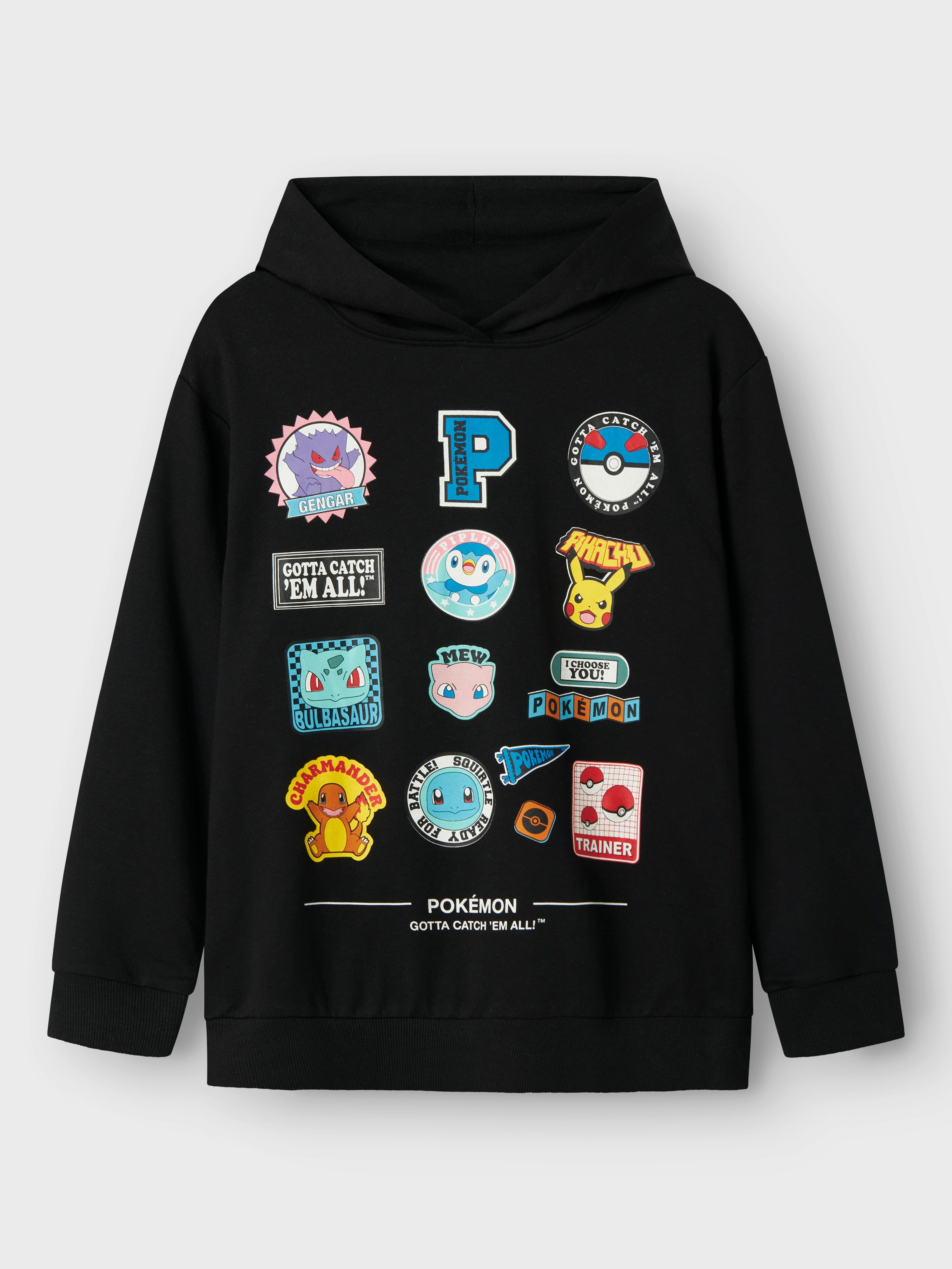 Name It Sweatshirt NKMJIMM POKEMON NREG SWE WH UNB NOOS SKY